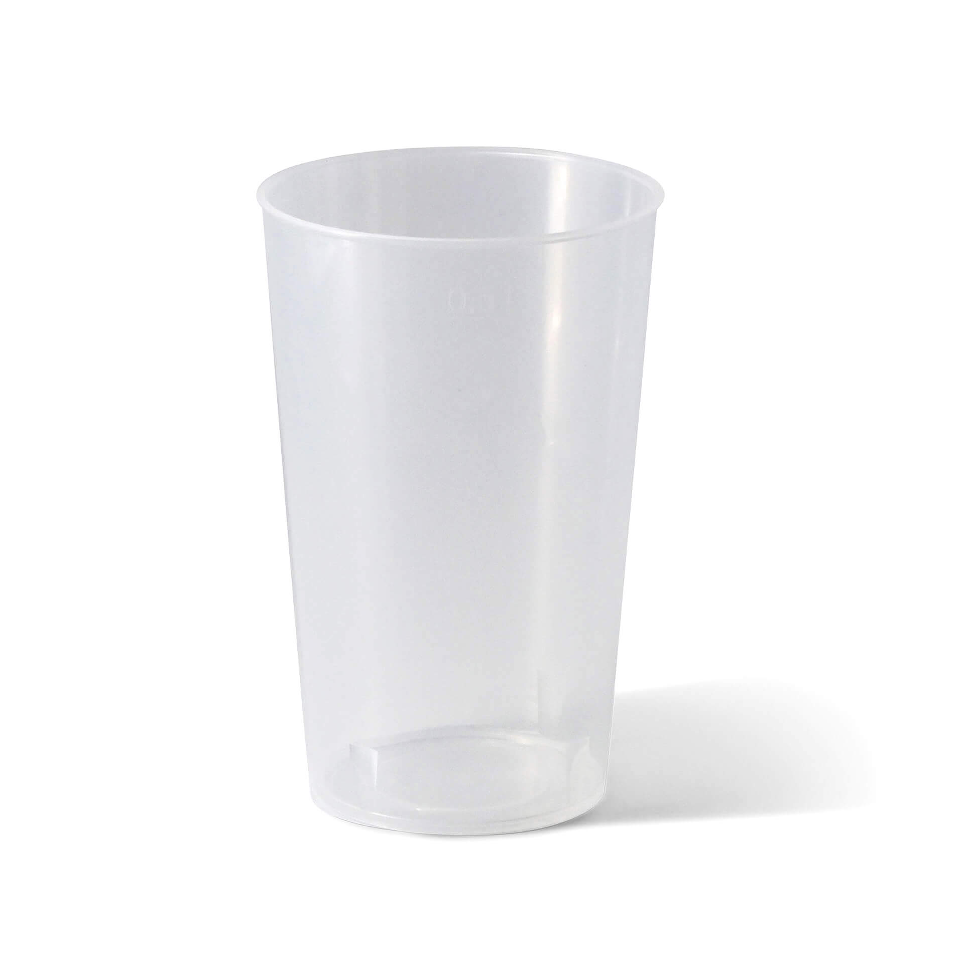 Mehrwegbecher 500 ml, Ø 90 mm, PP, transparent