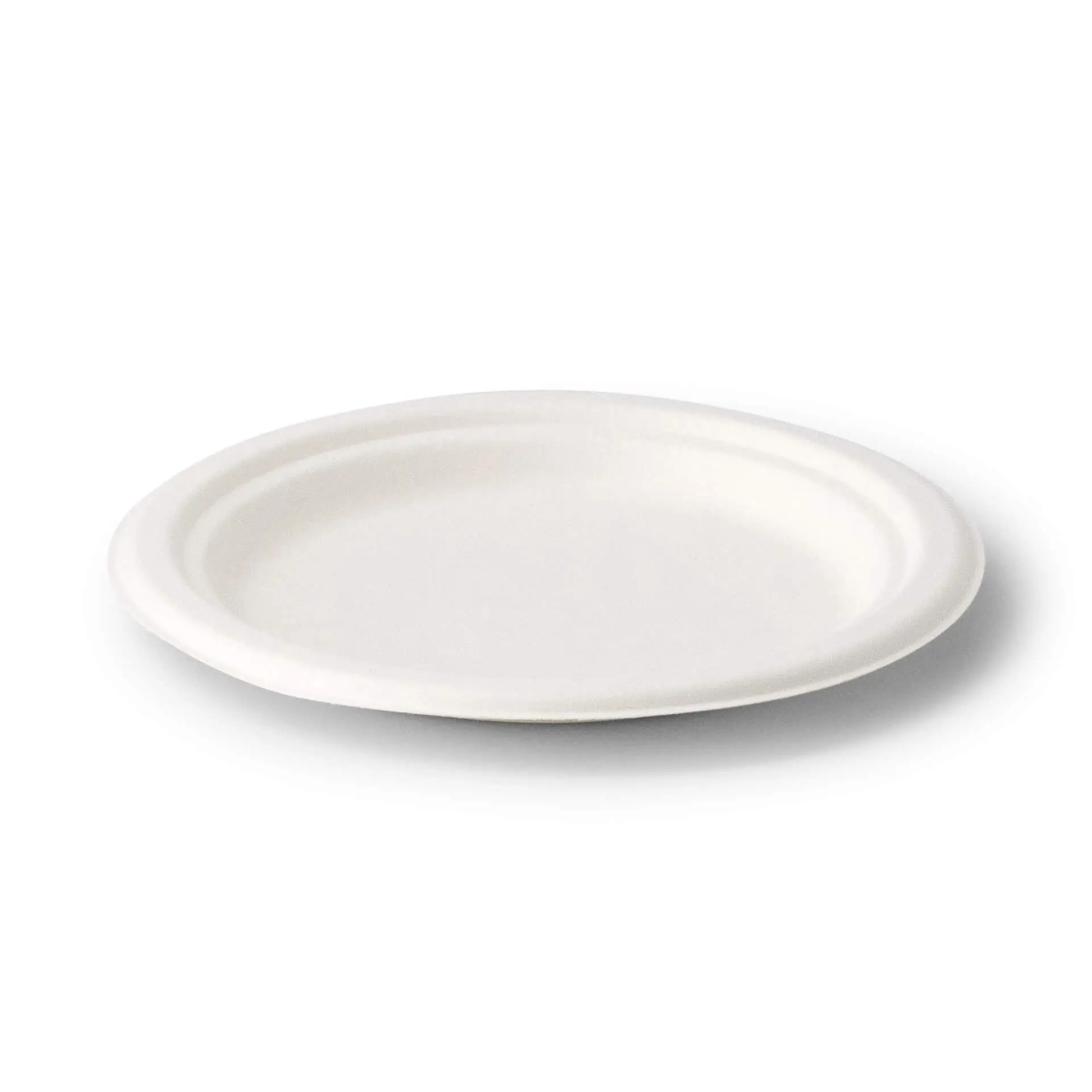 Assiette ronde en canne à sucre, Ø 17 cm