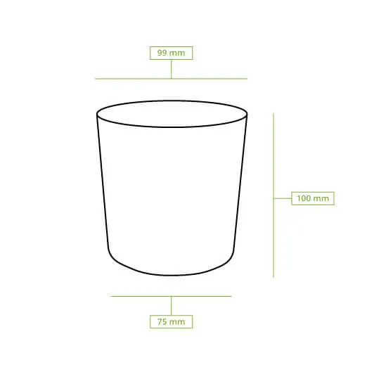 Pot réutilisable "merways Cup" 400 ml, Ø 95 mm, caramel / brun