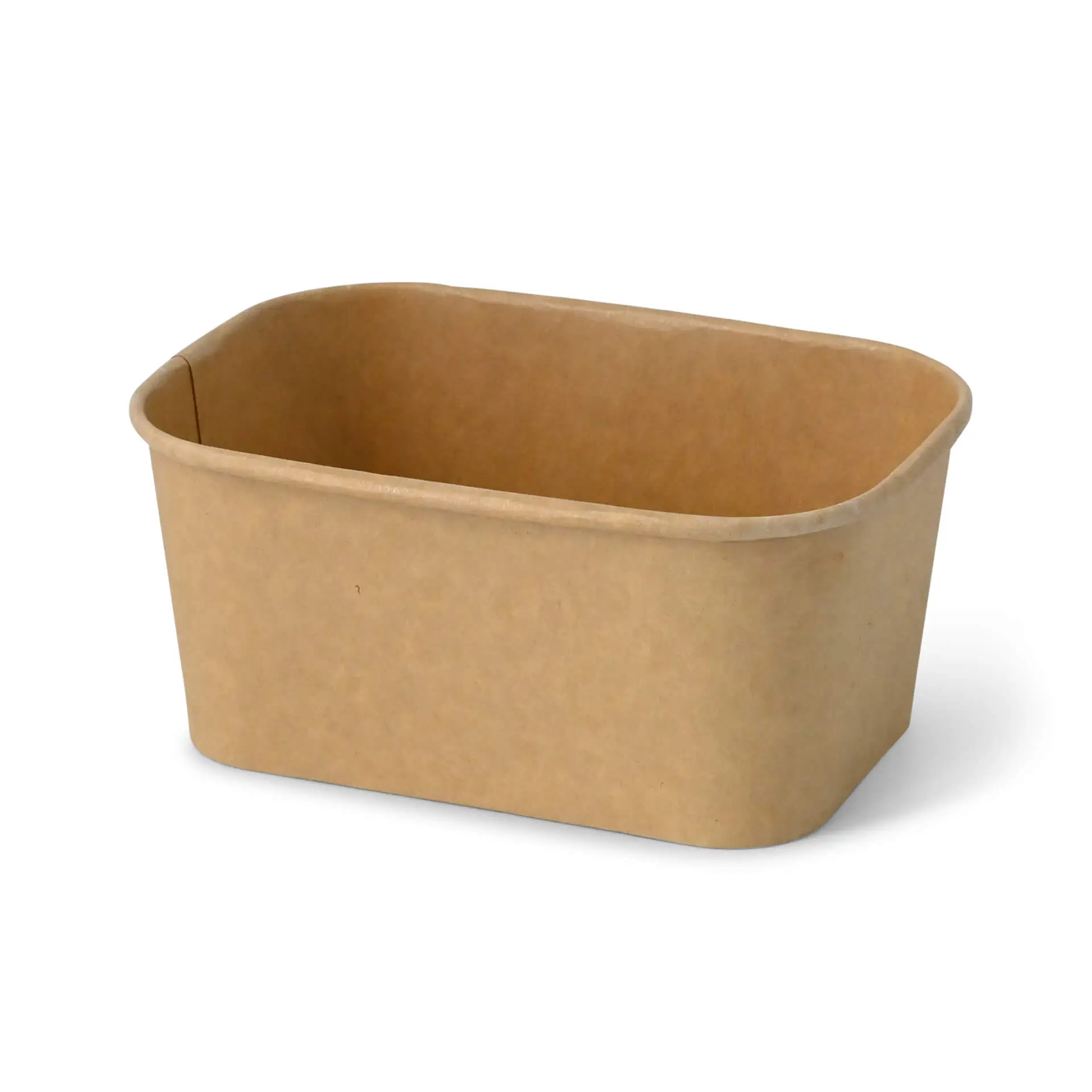 Barquettes en carton 1000 ml, 17,5 x 12,5 x 7,5 cm, marron, rectangulaires