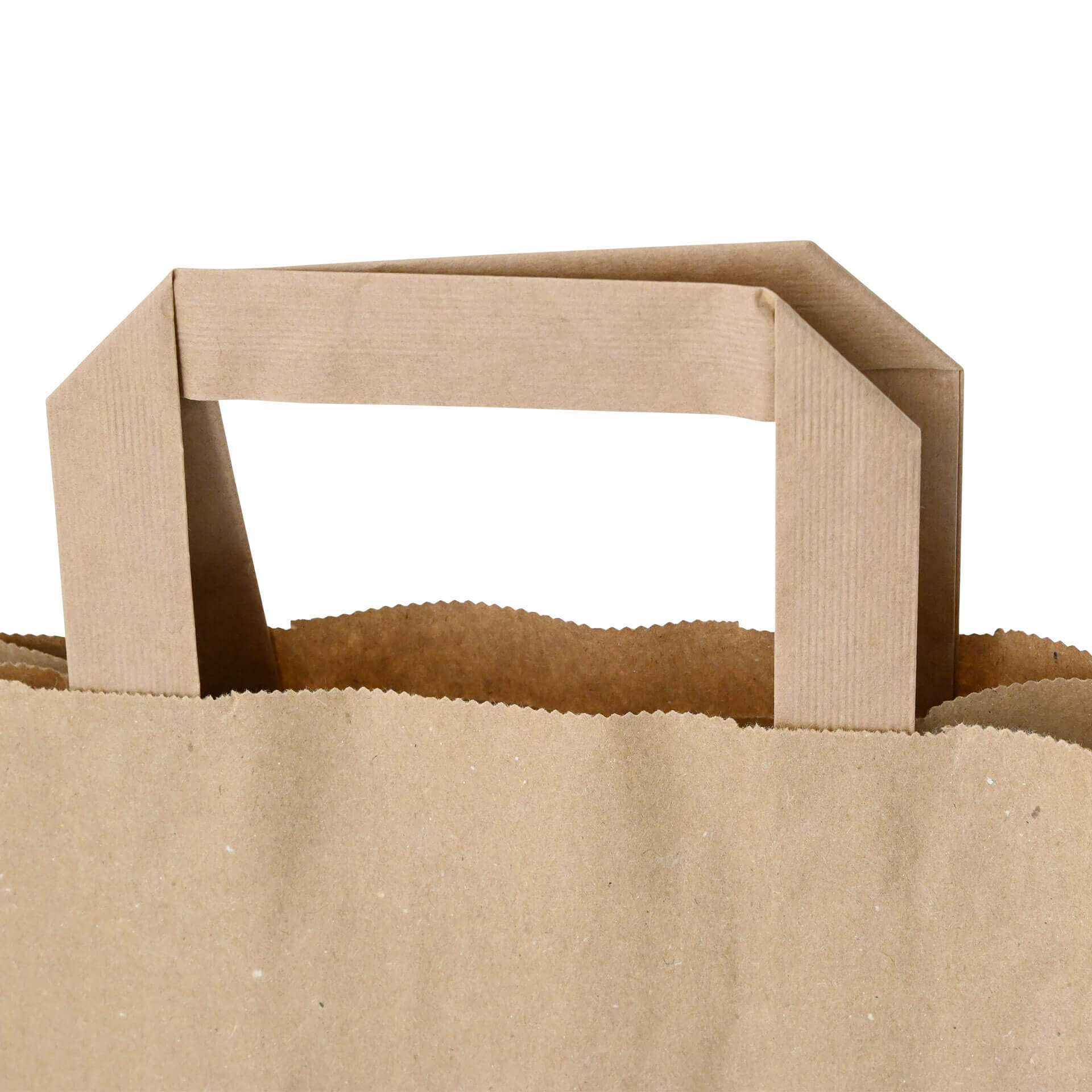 Recycling paper-carrier bags S, 18 x 8 x 22 cm, kraft