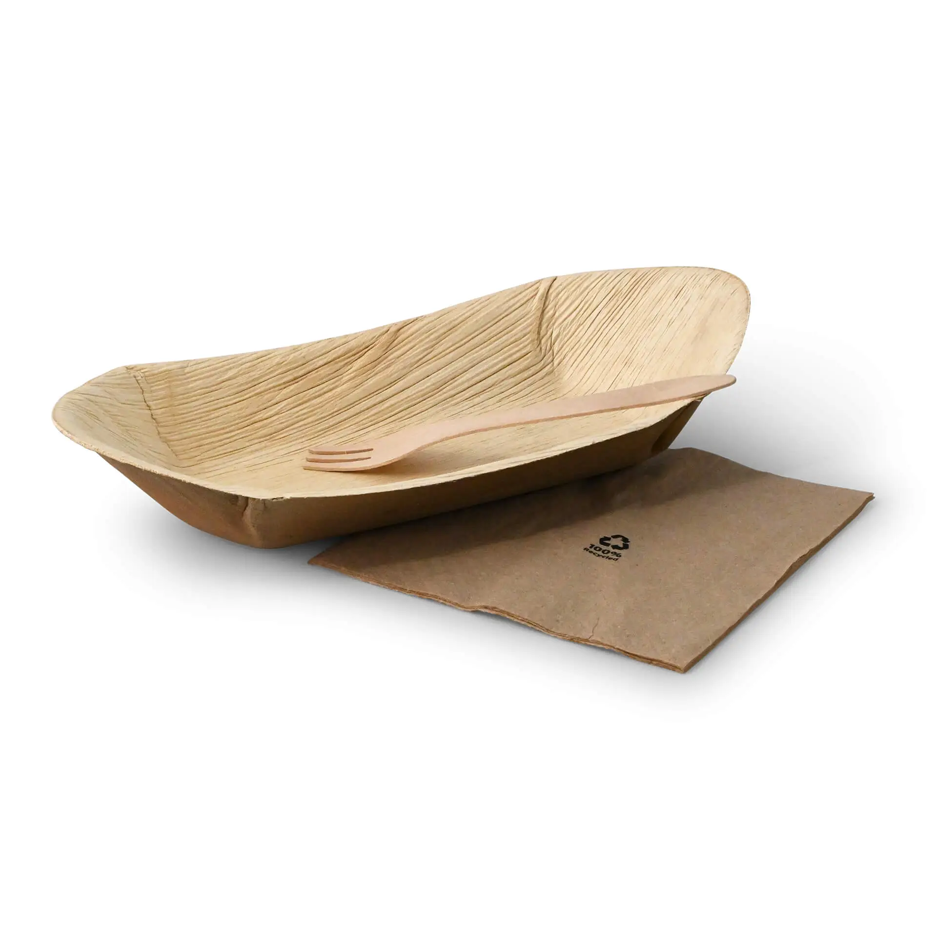 Bateau en feuille de palmier "Palmware®" 30 cm