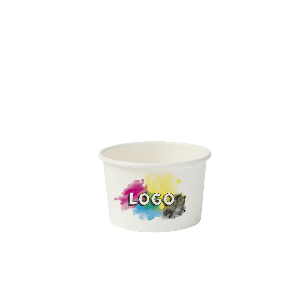 Pots à glace 75 ml / 3 oz, pour impression personnalisée, mat