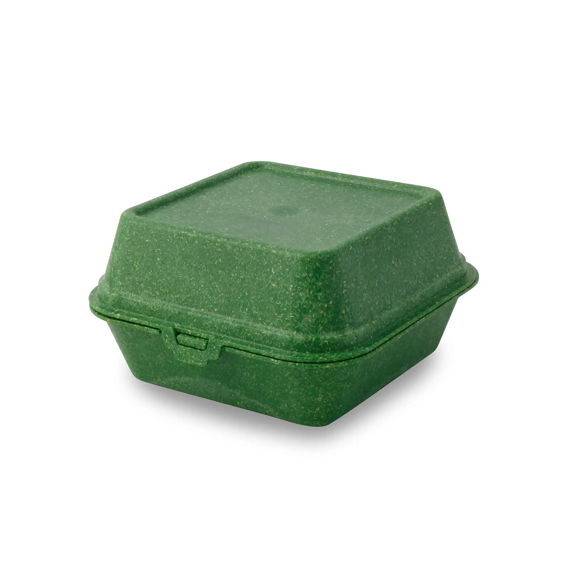 Boîte à burger réutilisable "merways Box" épinard / vert foncé 16 x 15 x 8,5 cm