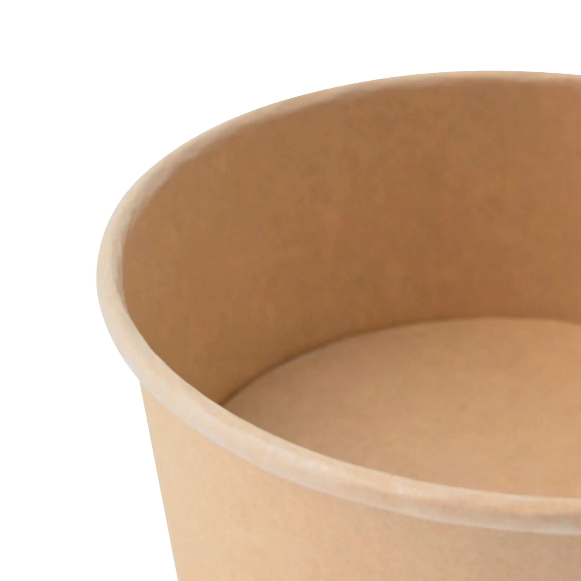 Bol premium rond en carton kraft brun, 650 ml, Ø 150 mm