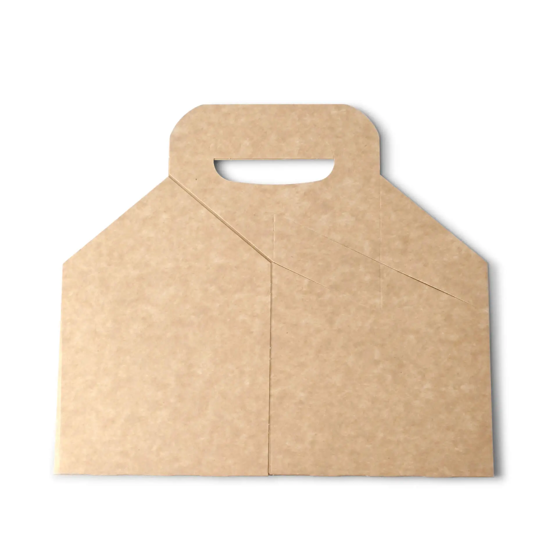 Porte-bouteilles (4 unités) en carton, marron, pliable