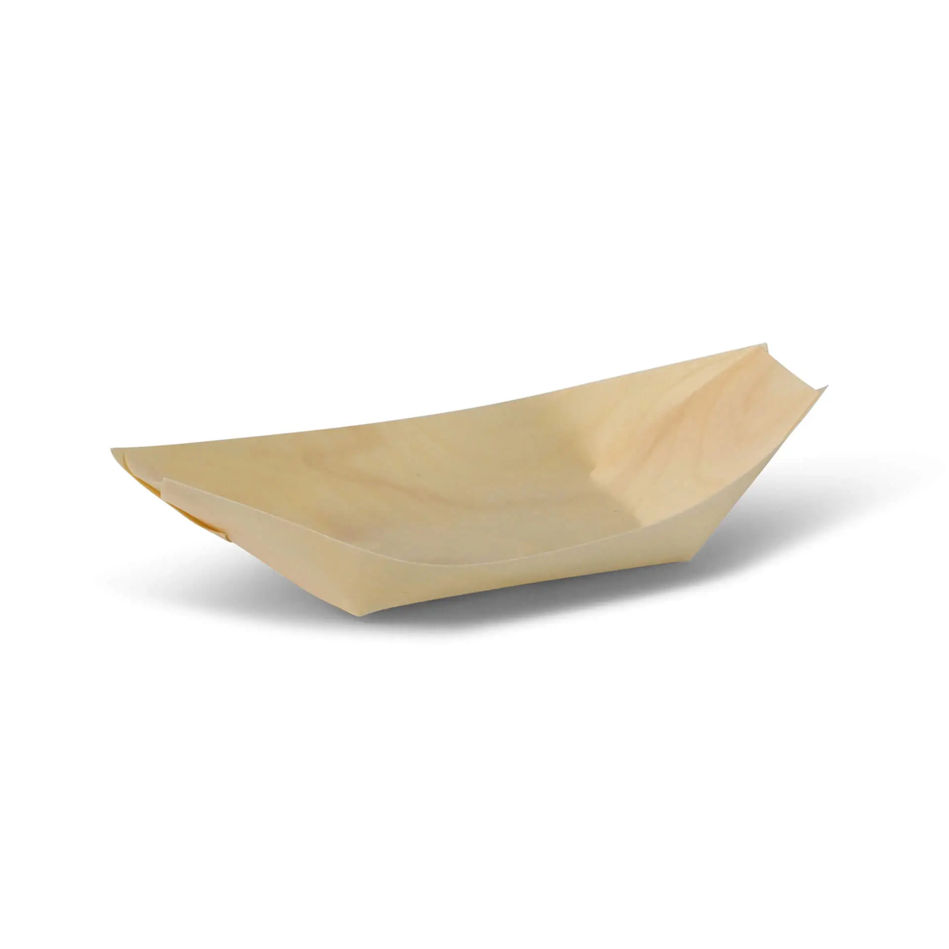 Barquette bateau en bois, 17 cm