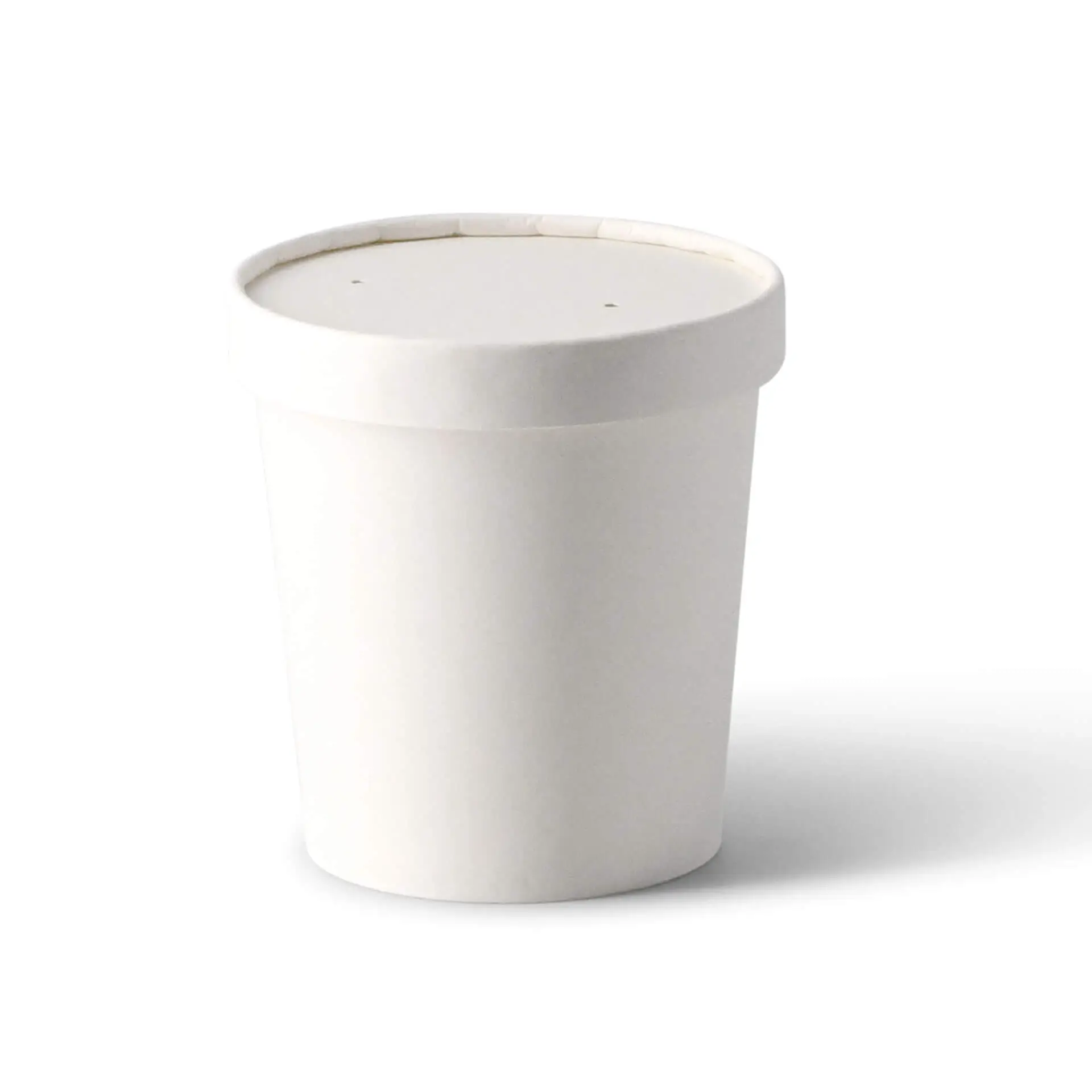 Gobelet à soupe à emporter en carton (Premium) 400 ml / 16 oz, Ø 95 mm, blanc