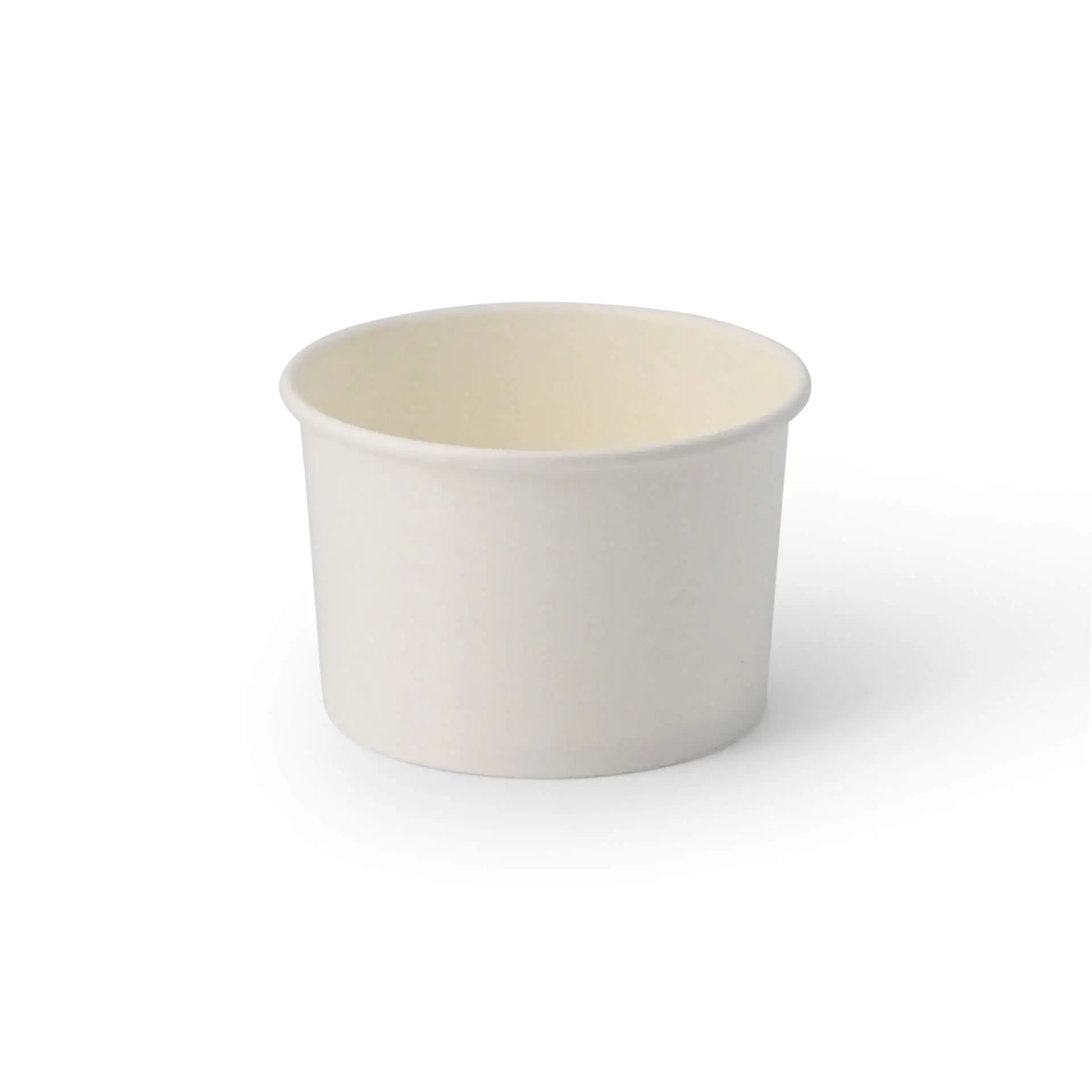 Pot à glace en carton M, 8 oz, max. 9,5 oz, Ø 92 mm, blanc