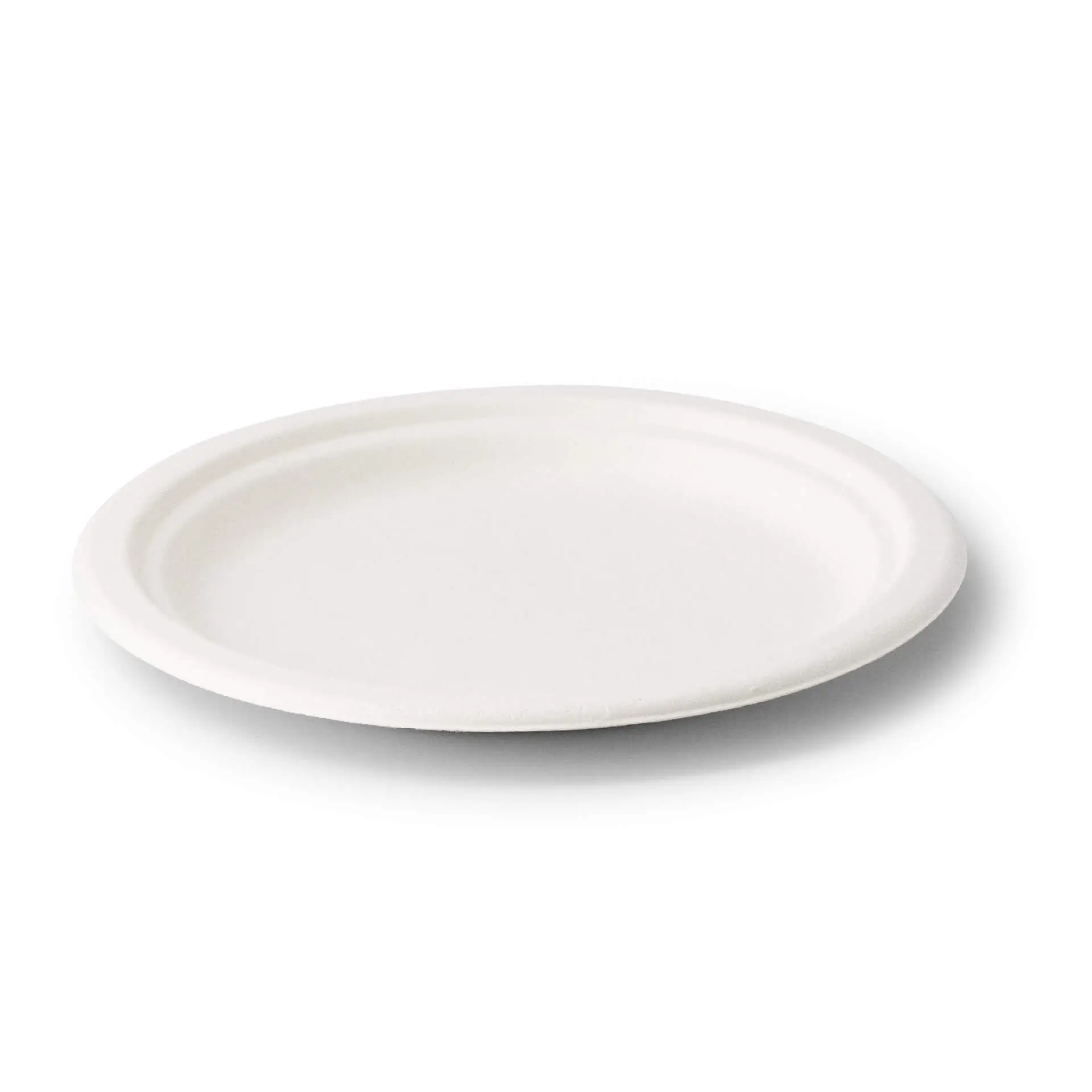 Assiette ronde en canne à sucre, Ø 22 cm