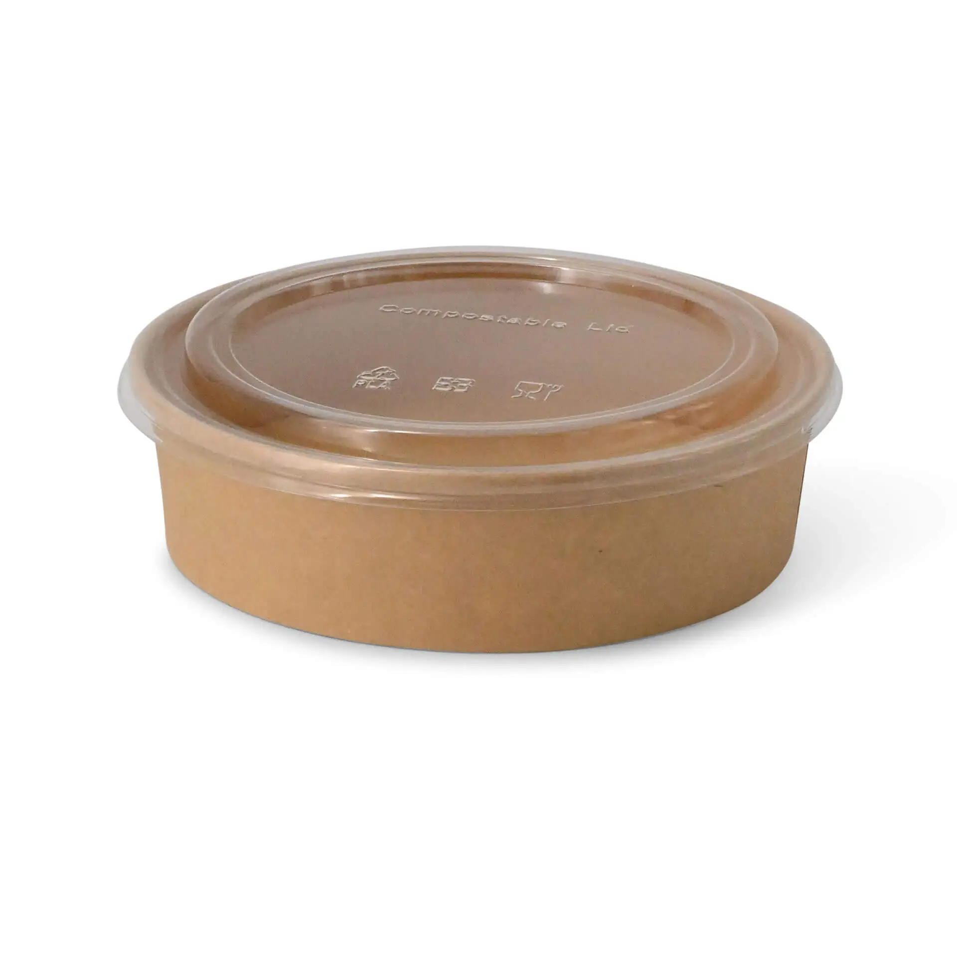 Bol premium rond en carton kraft brun, 700 ml, Ø 185 mm