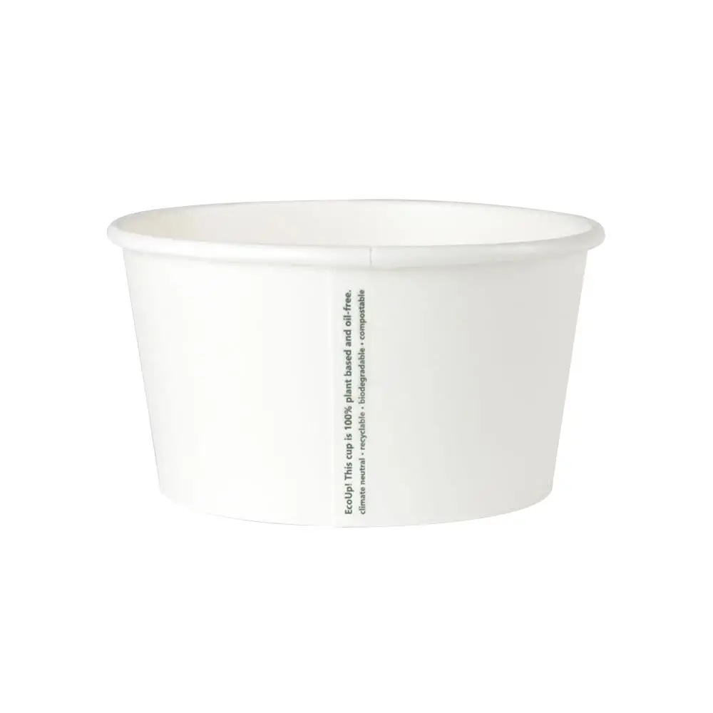 Pot en carton blanc, 300 ml / 12 oz, Ø 115 mm