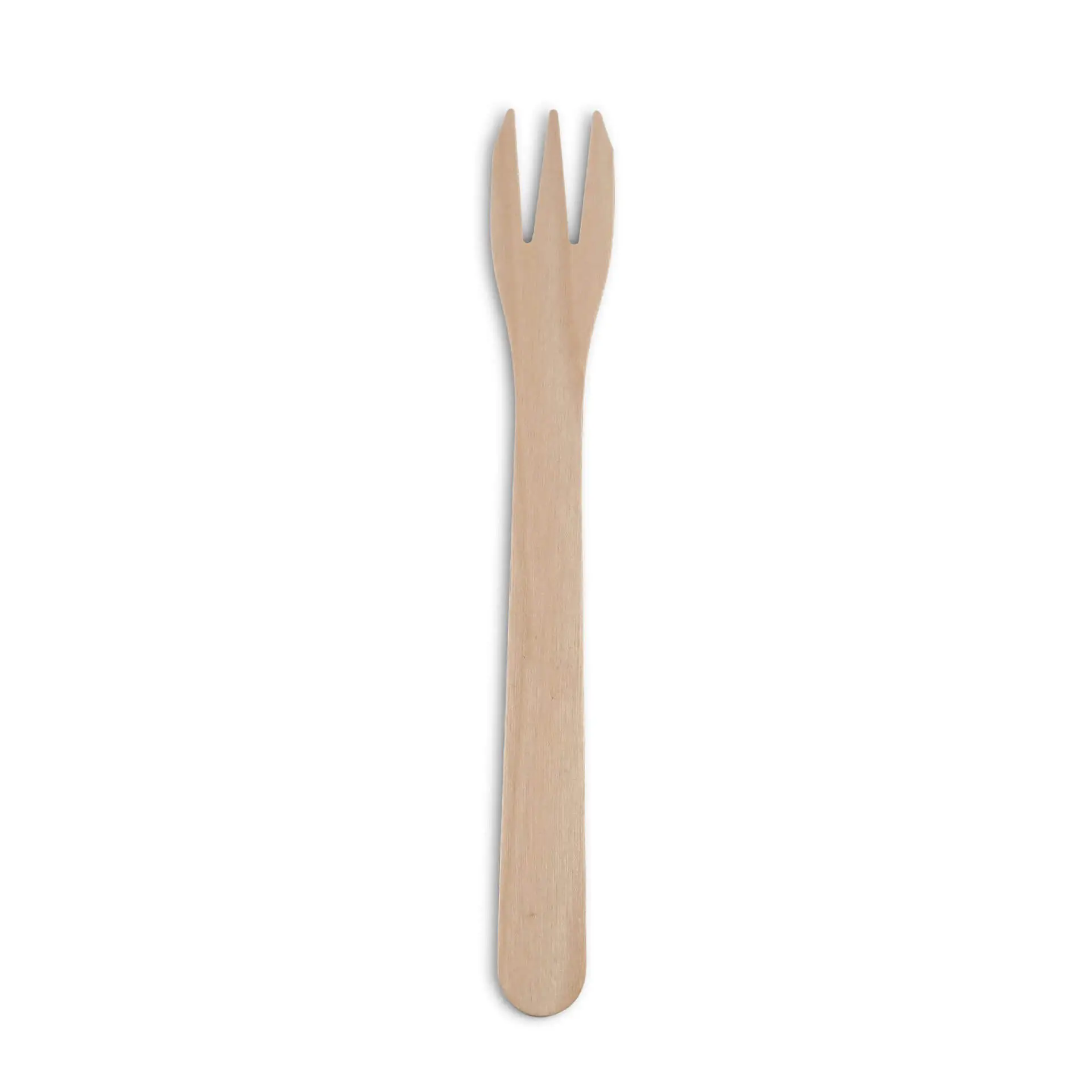 Fourchette à frites en bois XL 17,5 cm, trois dents