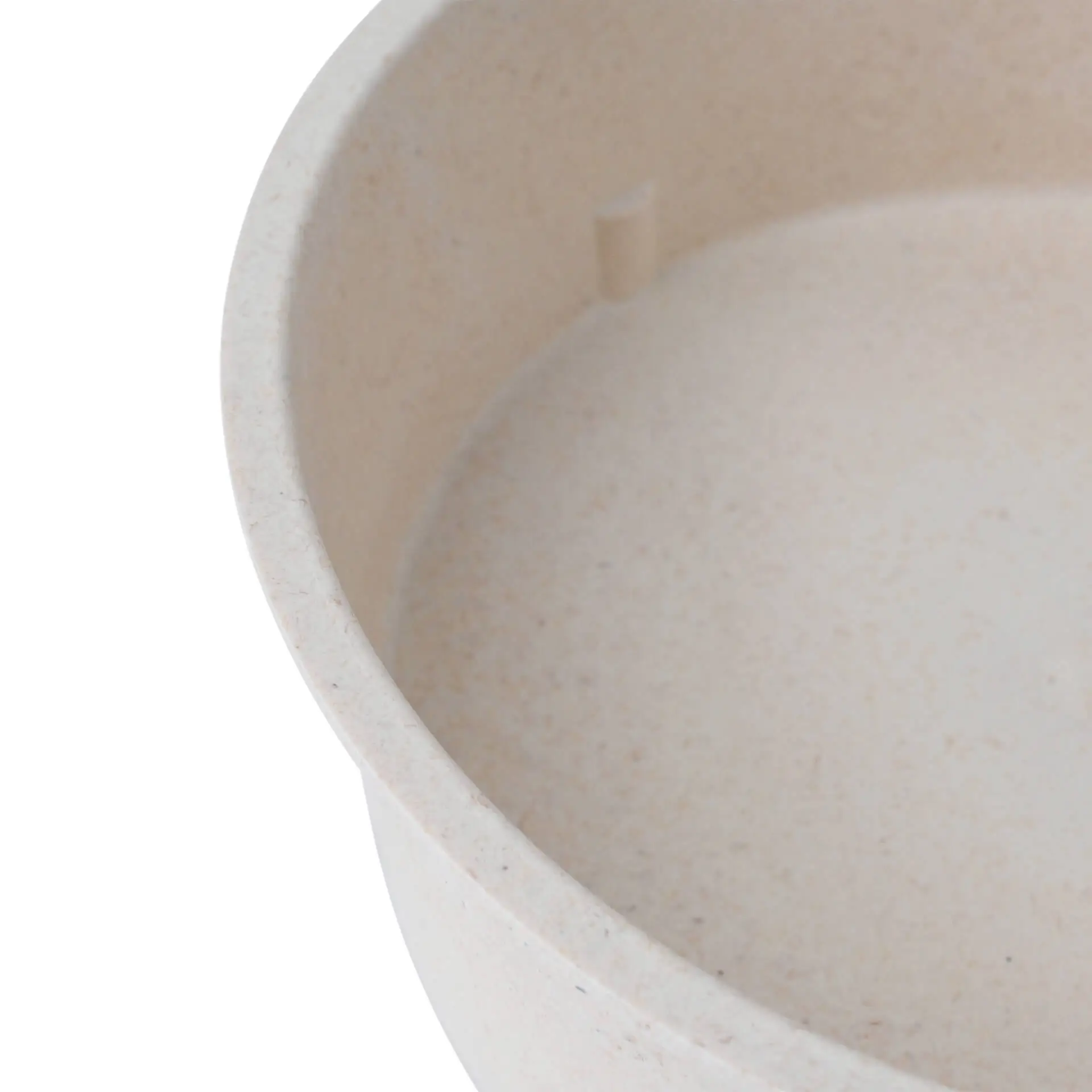 Bol réutilisable "merways Bowl" 1000 ml, Ø 185 mm, cajou / blanc crème