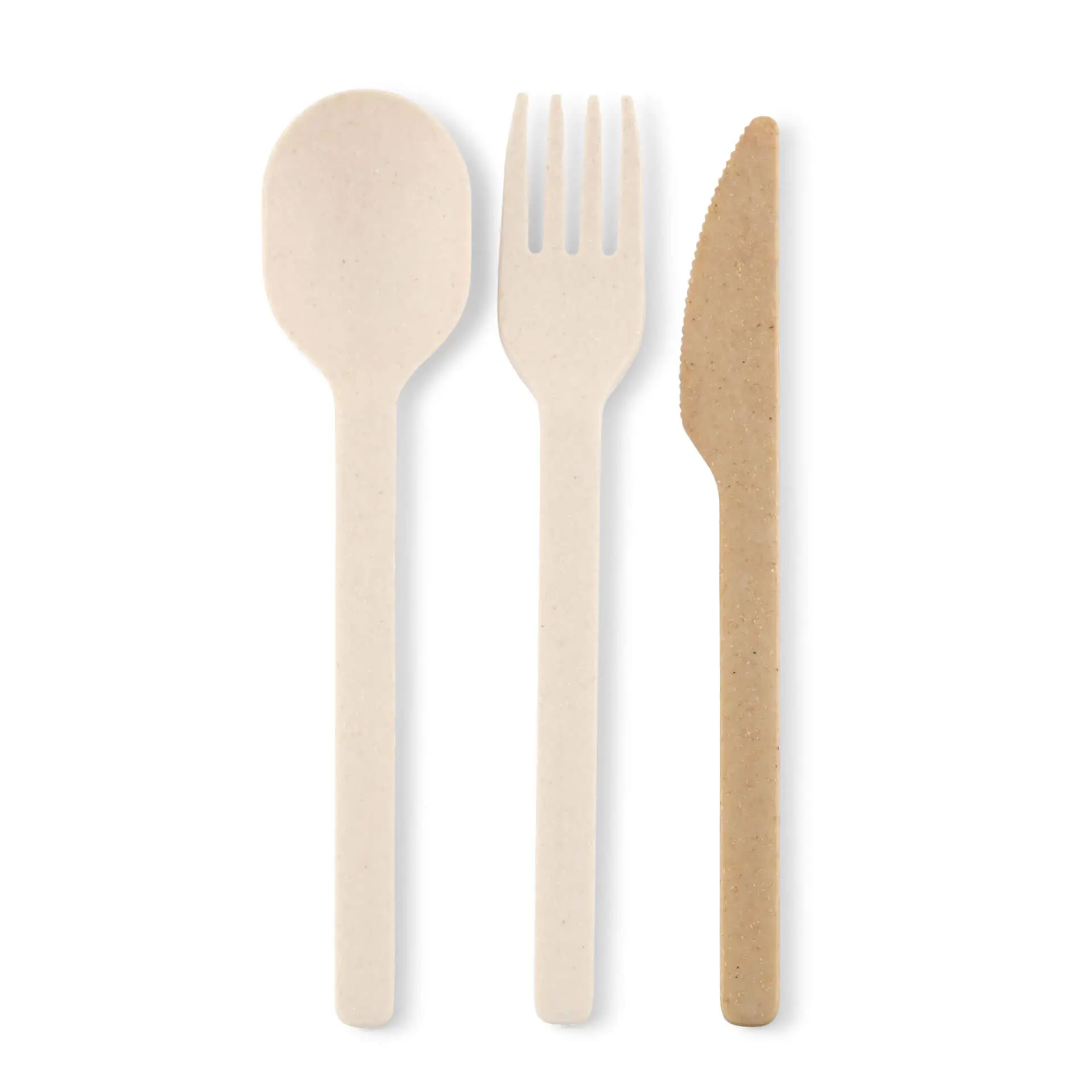 Couteaux réutilisables "merways Cutlery" 18 cm, naturel