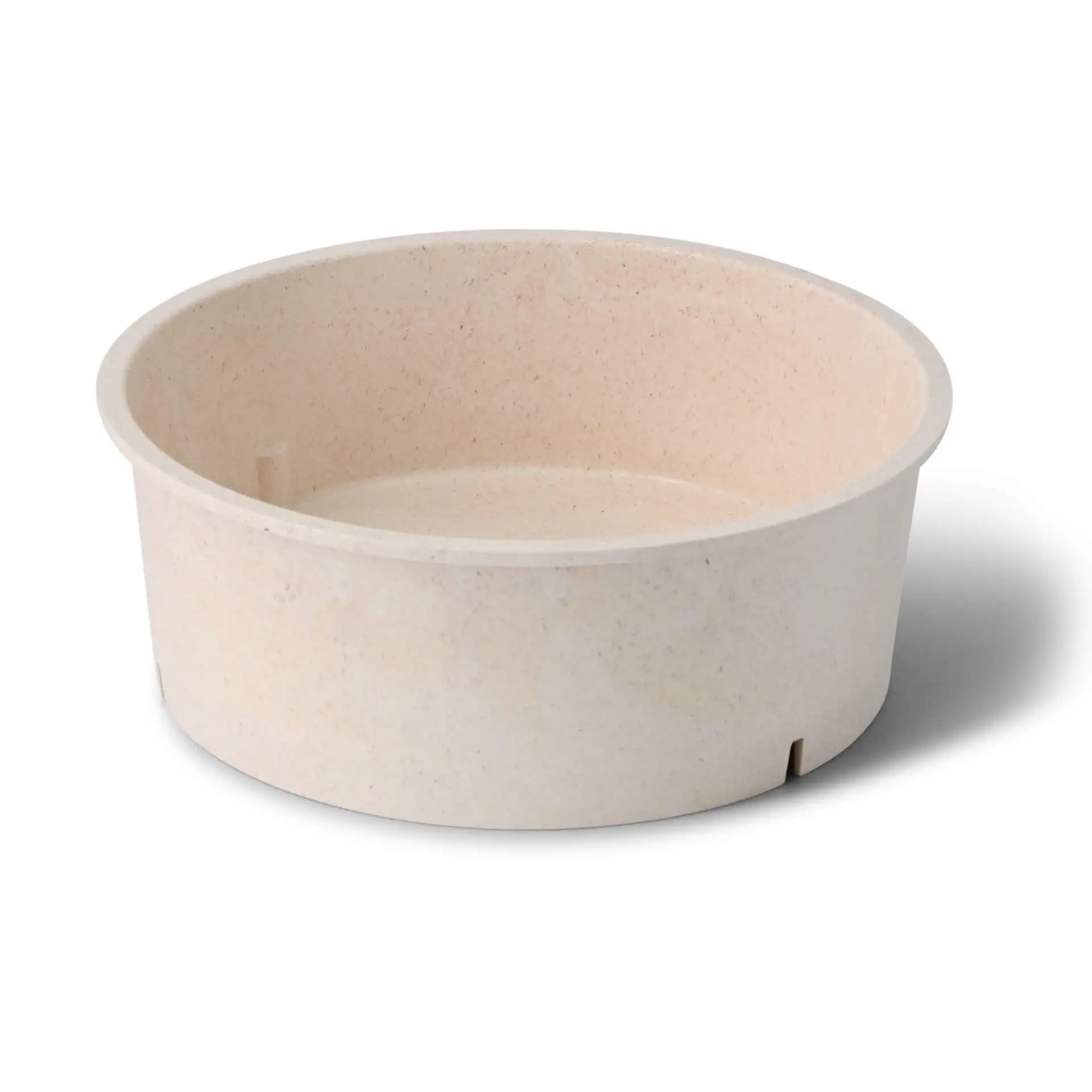 Bol réutilisable "merways Bowl" 1000 ml, Ø 185 mm, cajou / blanc crème