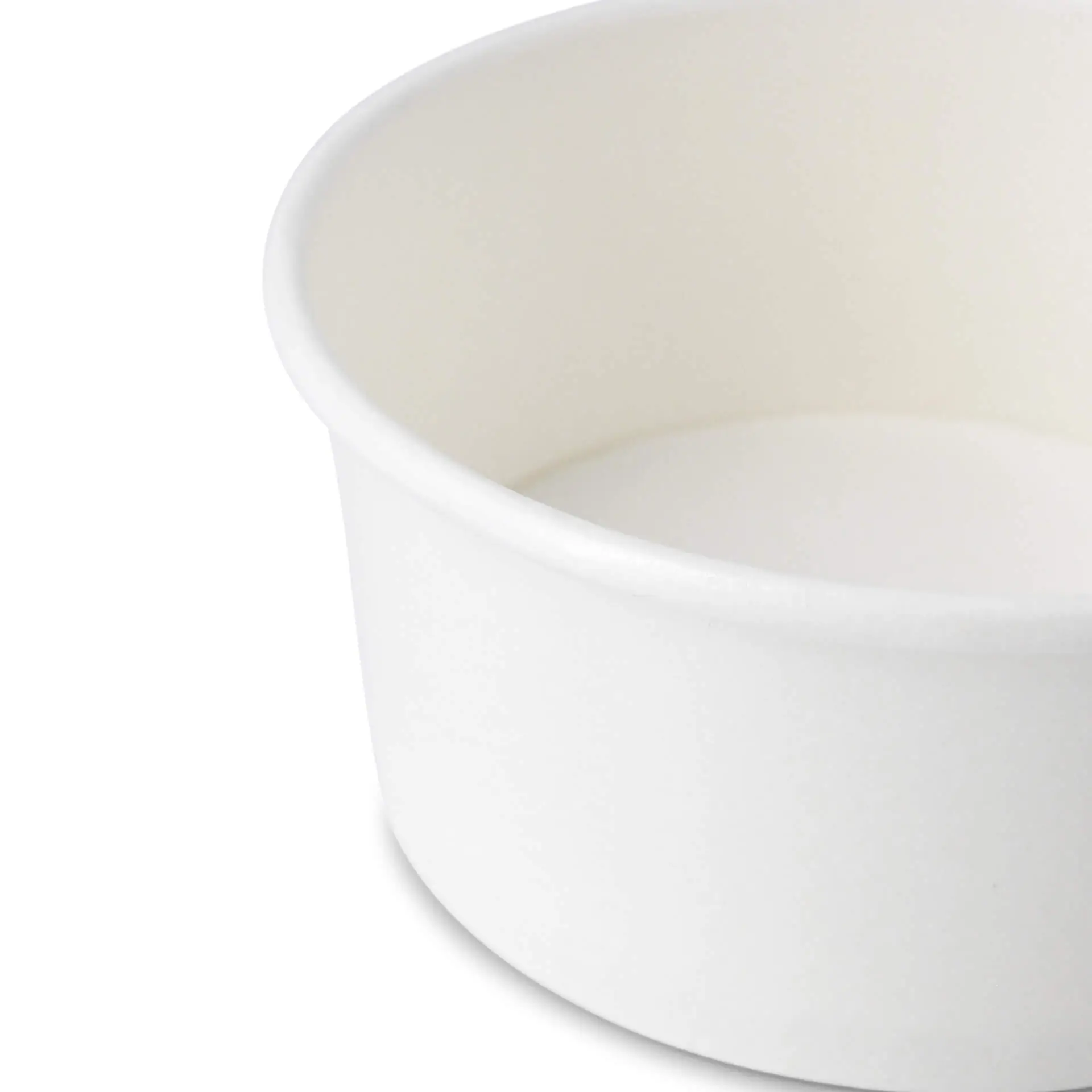 Pot à glace en carton XS, 4 oz, max. 6 oz, Ø 92 mm, blanc