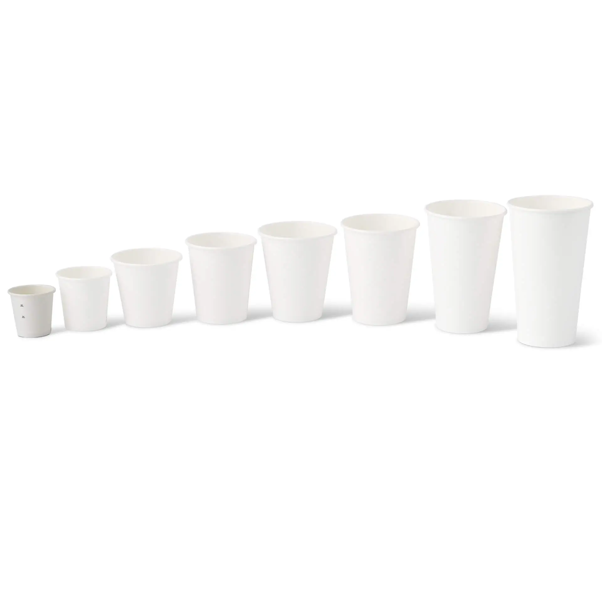 Gobelets en carton 5 cl / 2 oz, Ø 50 mm, blanc