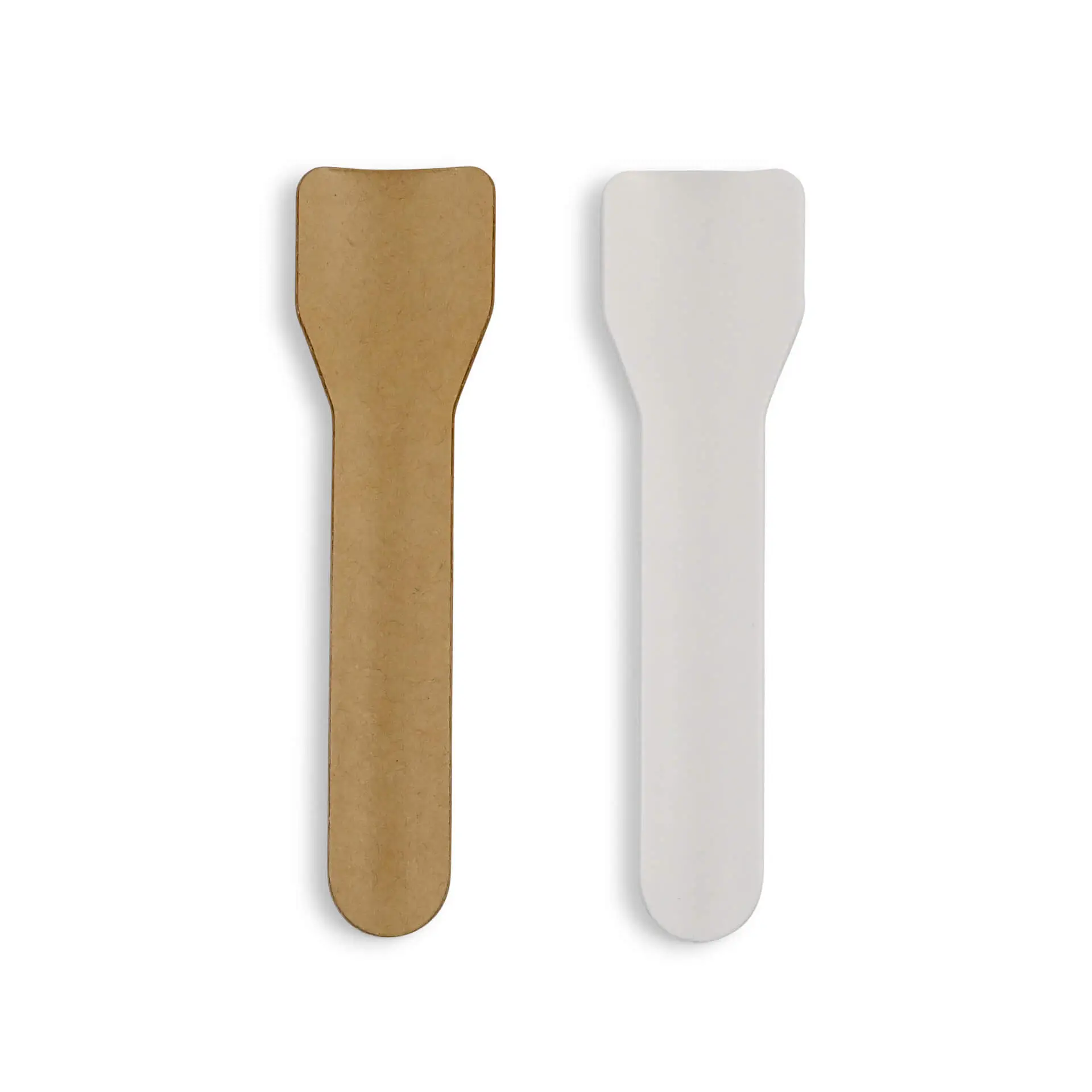 Spatule à glace en papier blanc, 9,5 cm