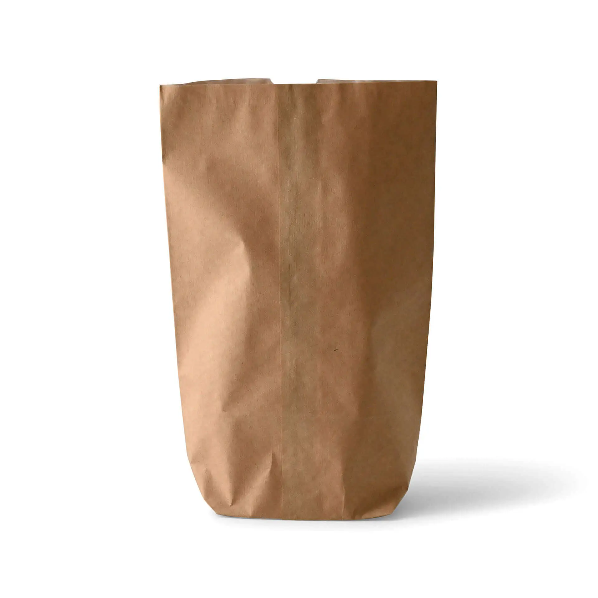 Sac kraft ingraissable, doublé de papier sulfurisé, 16,5 x 26 x 6 cm