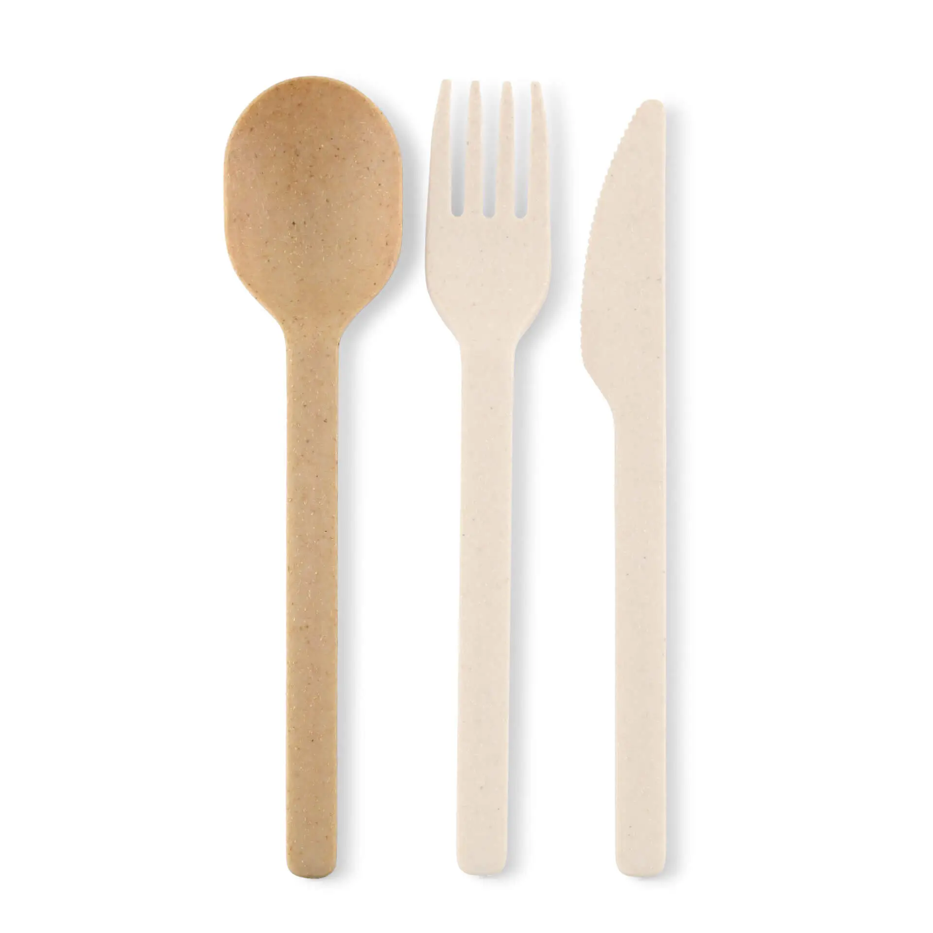 Cuillères réutilisables "merways Cutlery" 18 cm, naturel