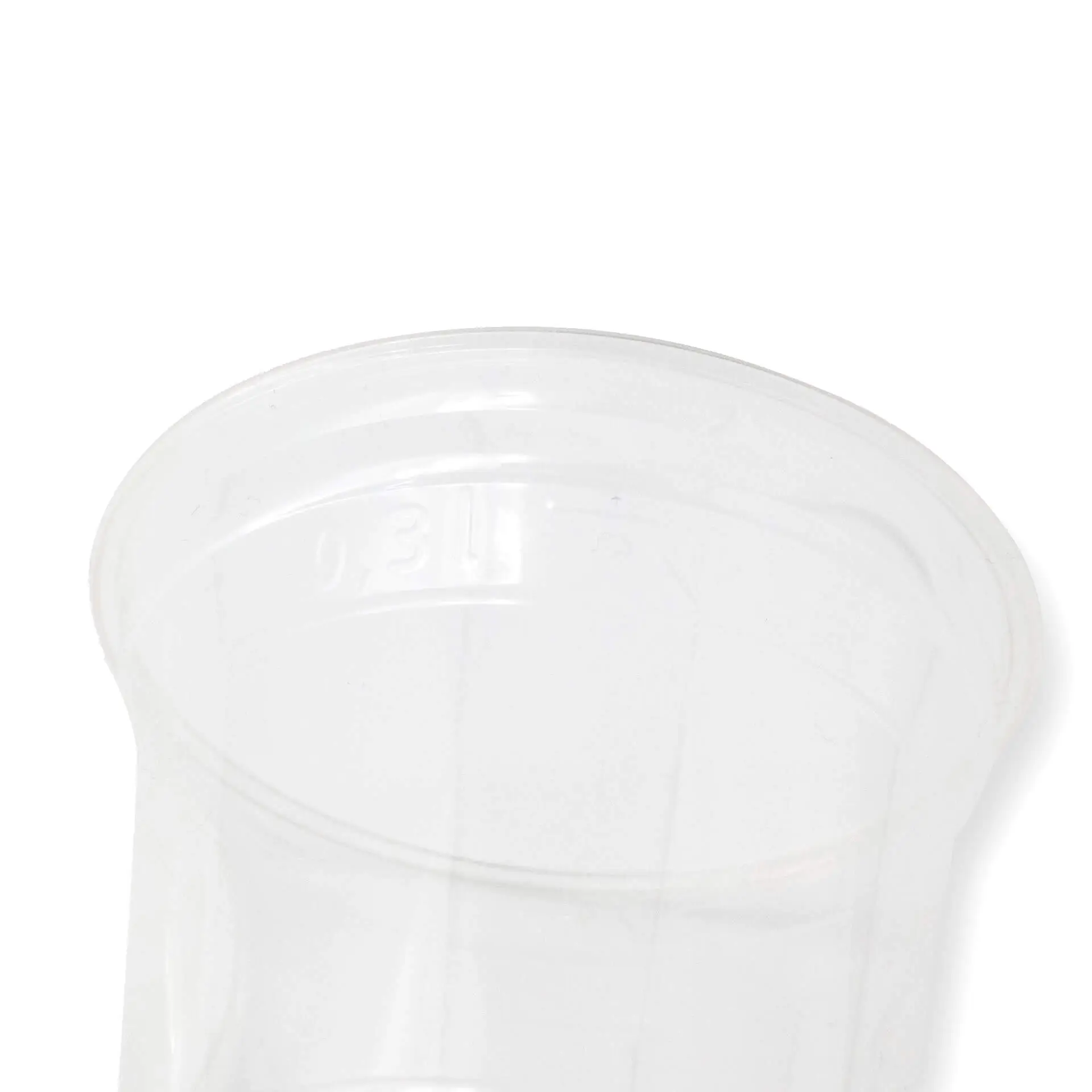 Gobelet plastique, transparent en PLA 30 cl / 12 oz, Ø 95 mm