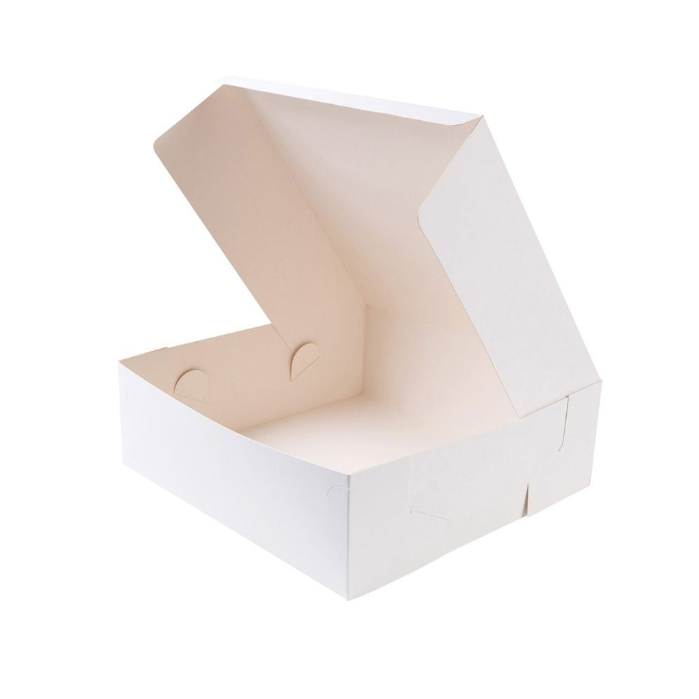 Boîte Gâteau Économique - Carton Blanc - 16/18/20/23/26/28/32 cm