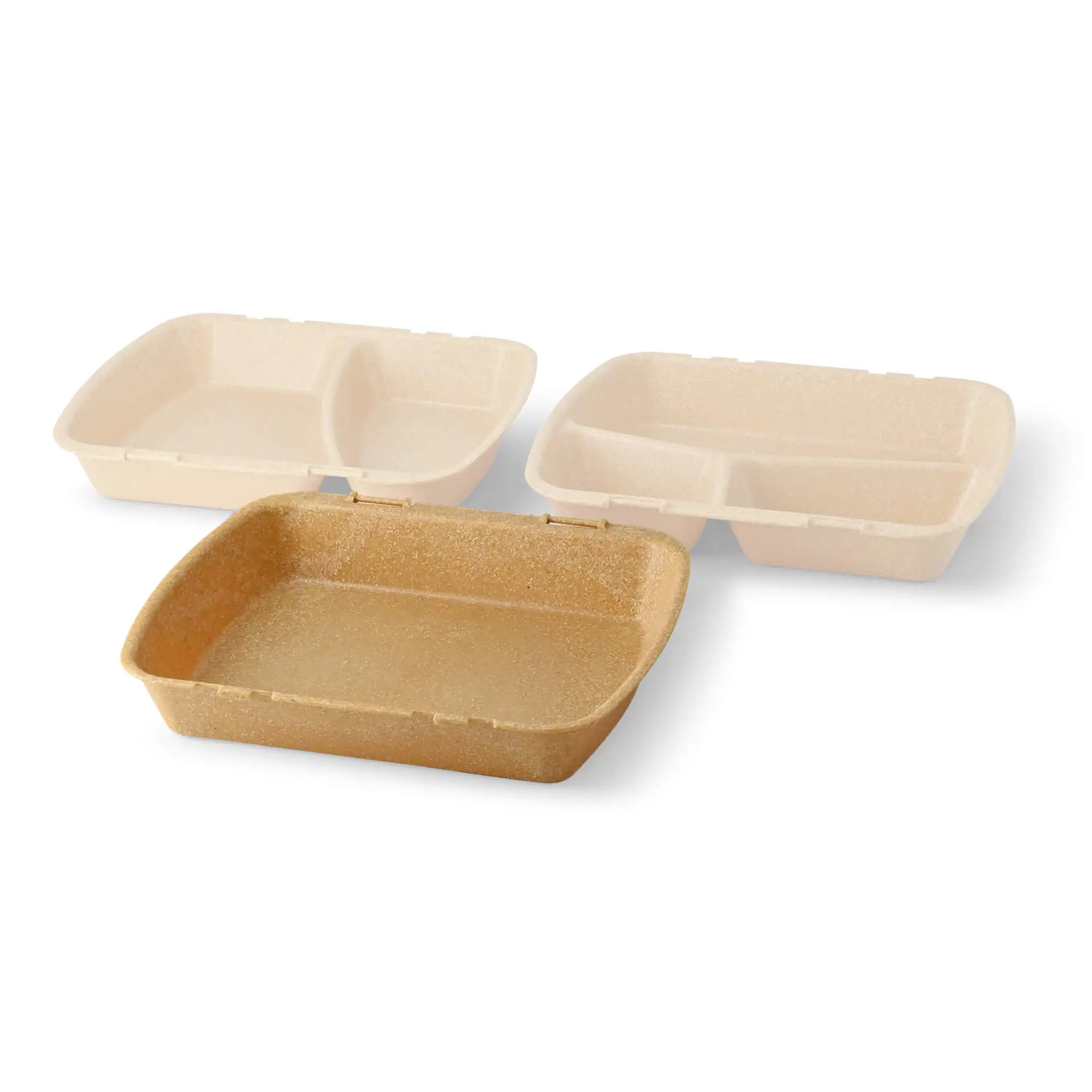 Contenant réutilisable merways Box caramel / brun, 24,5 x 20 x 4,5cm, HP4