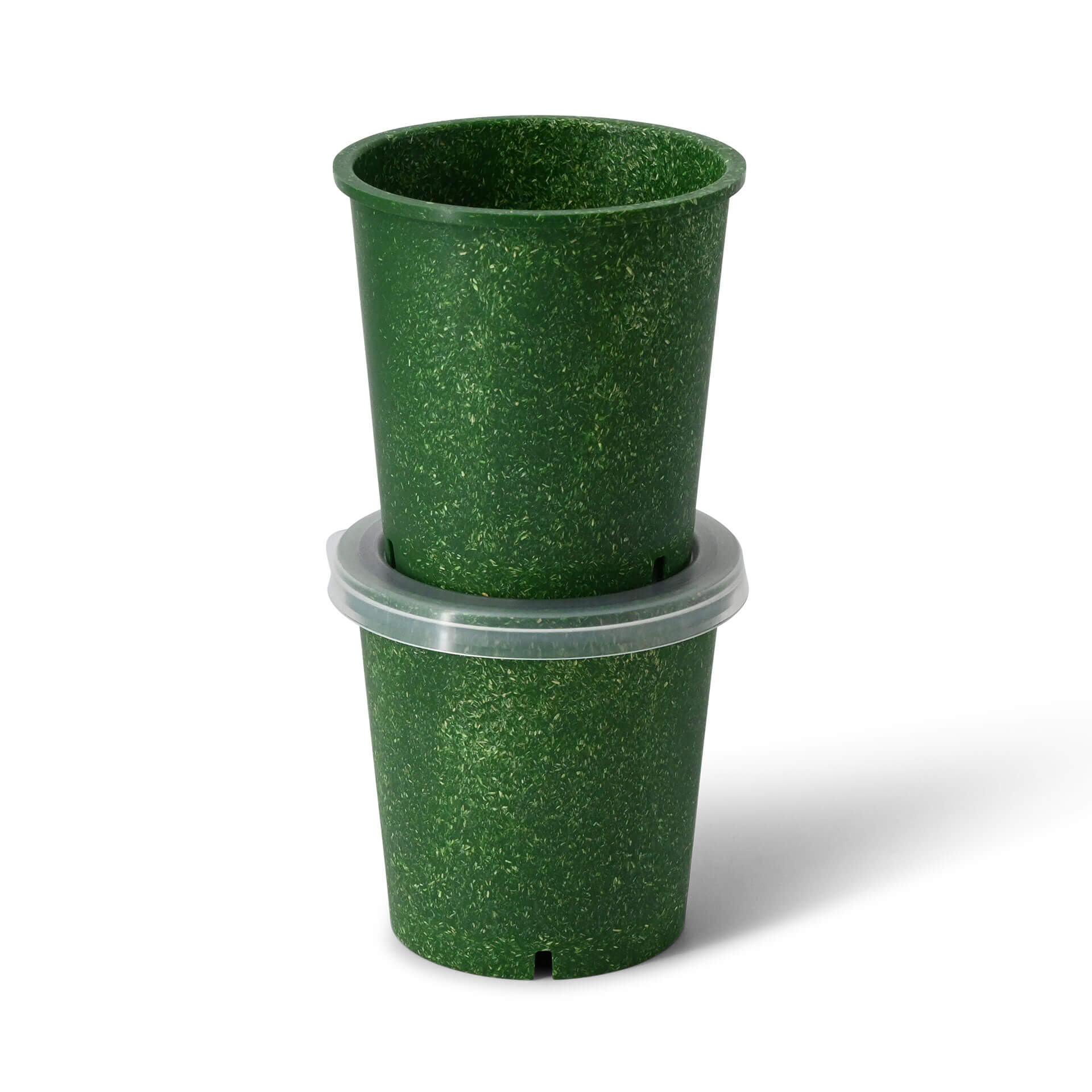Mehrweg-Becher "Häppy Cup" 400 ml, Ø 95 mm, Spinat / dunkelgrün