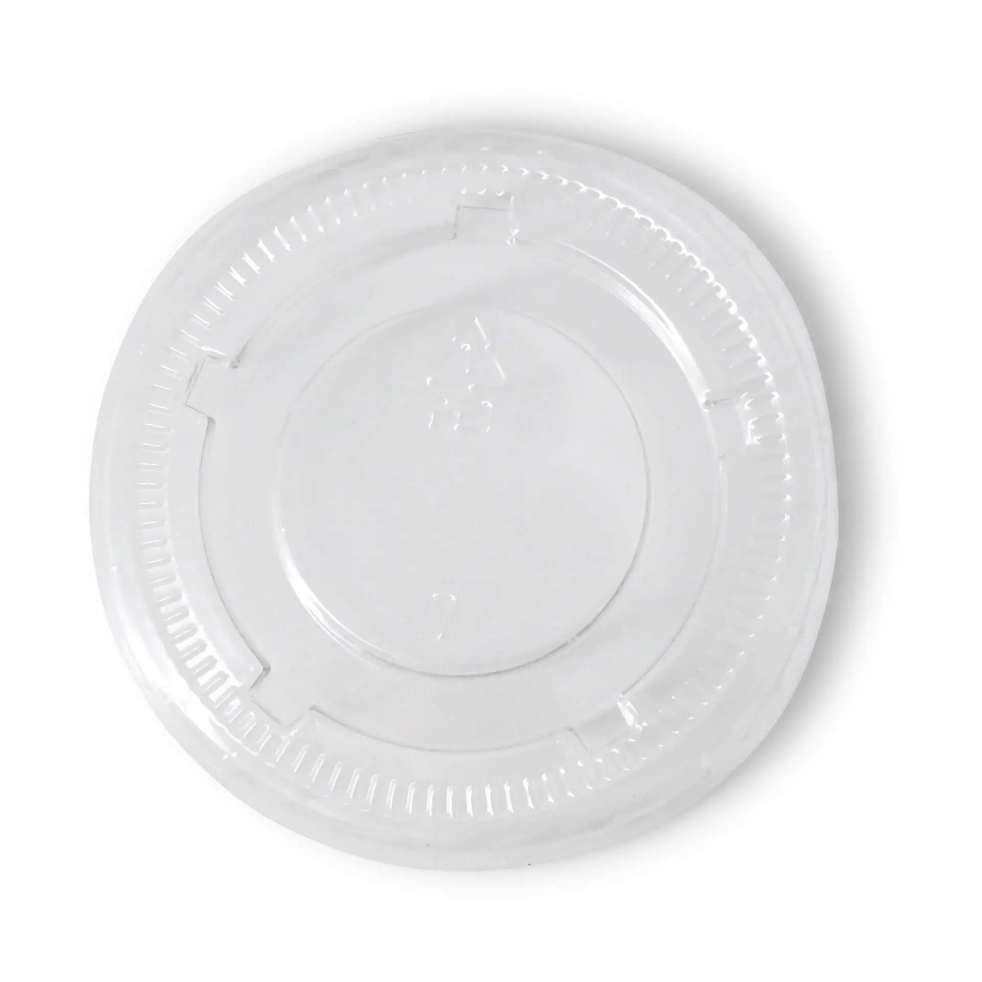 Couvercles en PET Ø 62 mm, transparent, rond