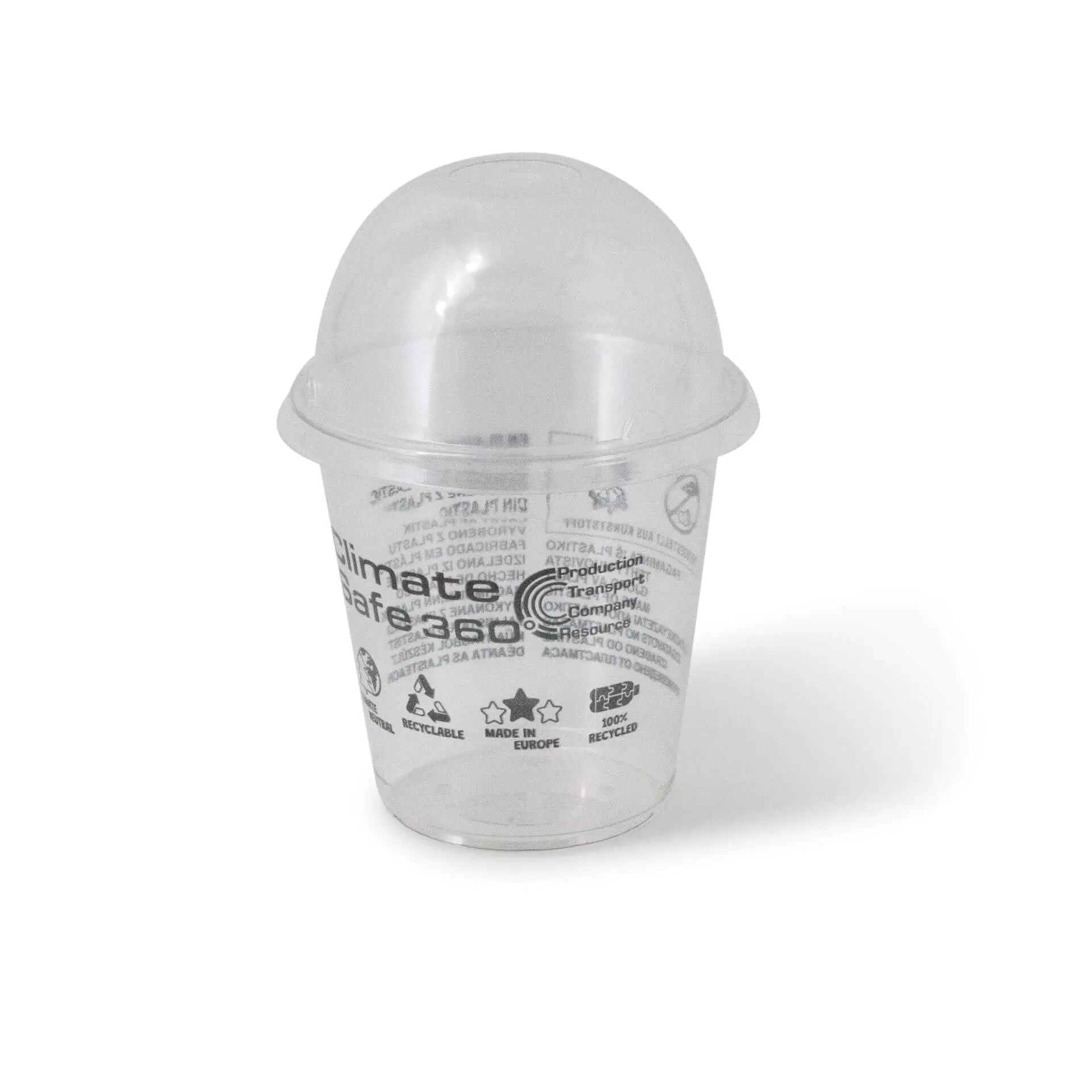 Gobelets à smoothie en rPET 20 cl / 8 oz, Ø 90,5 mm, ronds