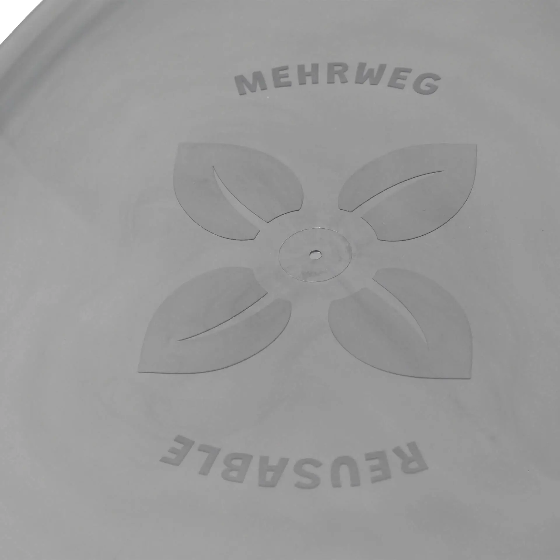 Couvercle réutilisable «merways Plate» gris, 27,5 x 20 x 3cm, PP