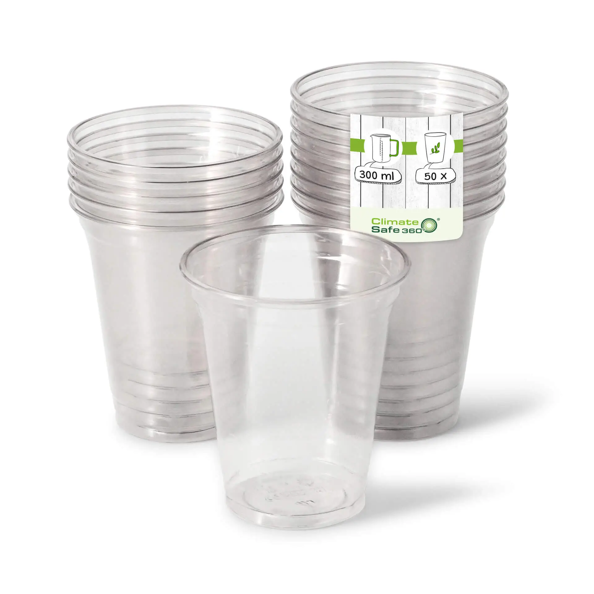 Gobelet transparent en rPET 30 cl / 12 oz, Ø 95 mm