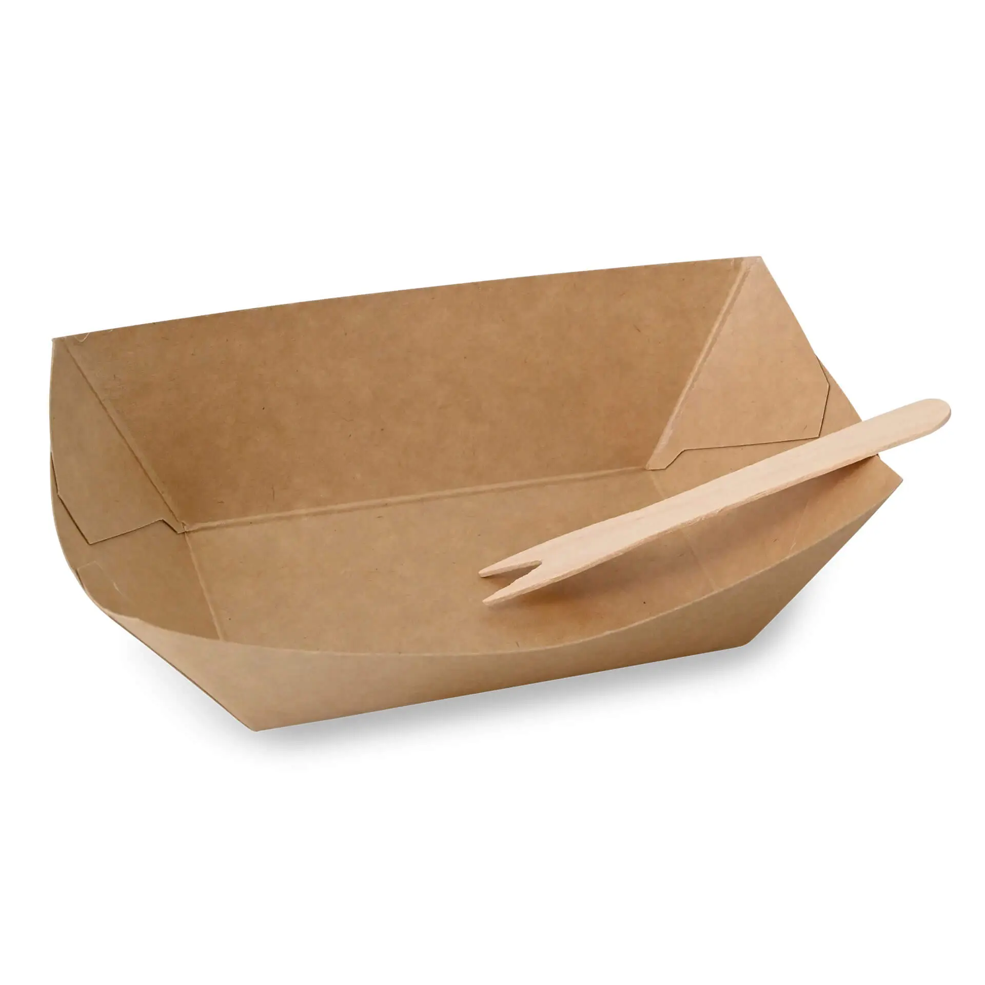 Bateau en carton pour amuses bouche, 200 ml, 13 x 10 x 3 cm