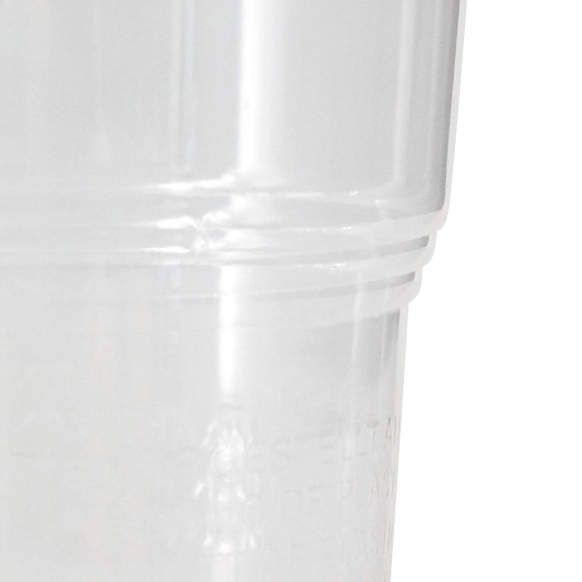 Gobelet plastique, transparent en PLA, 25 cl / 10 oz, Ø 78 mm