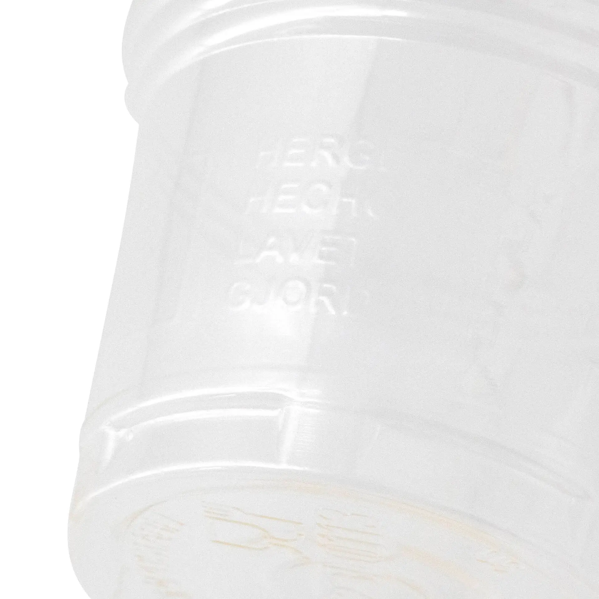 Gobelet plastique, transparent en PLA, 25 cl / 10 oz, Ø 78 mm