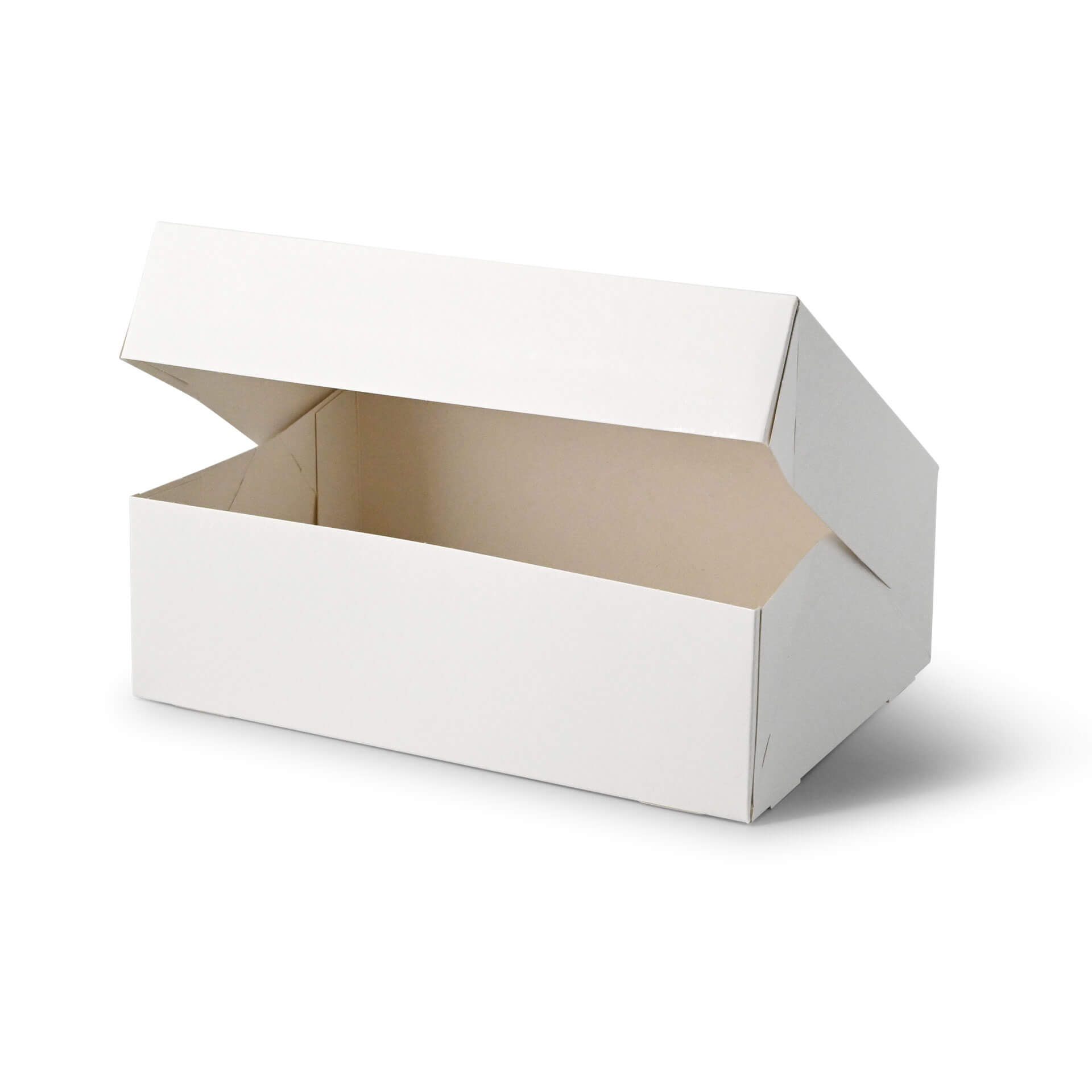 Cupcake Boxen (6er), Zellulose-Fenster, weiß