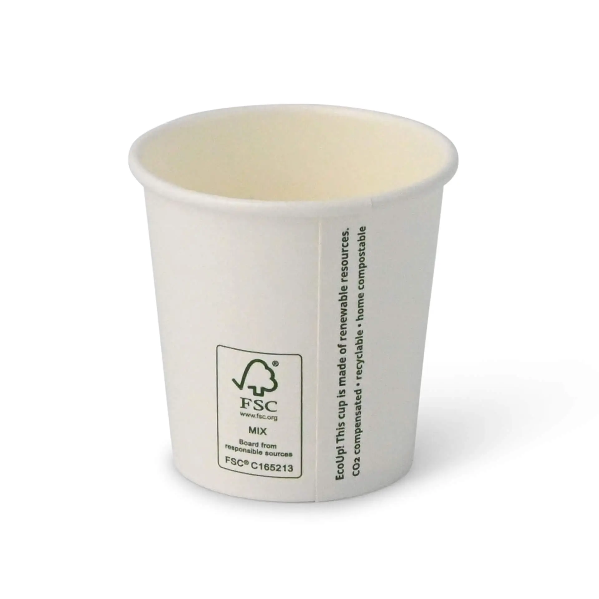 Gobelet en carton blanc, 10 cl / 4 oz, Ø 62 mm