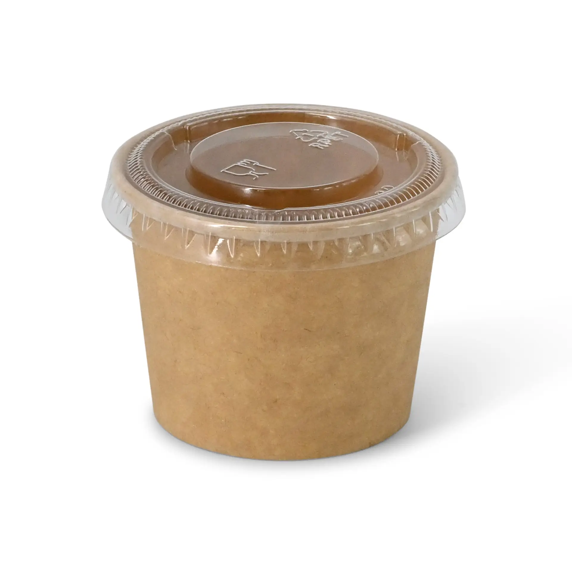 Pot à sauce en carton 50 ml, Ø 62 mm, non blanchi