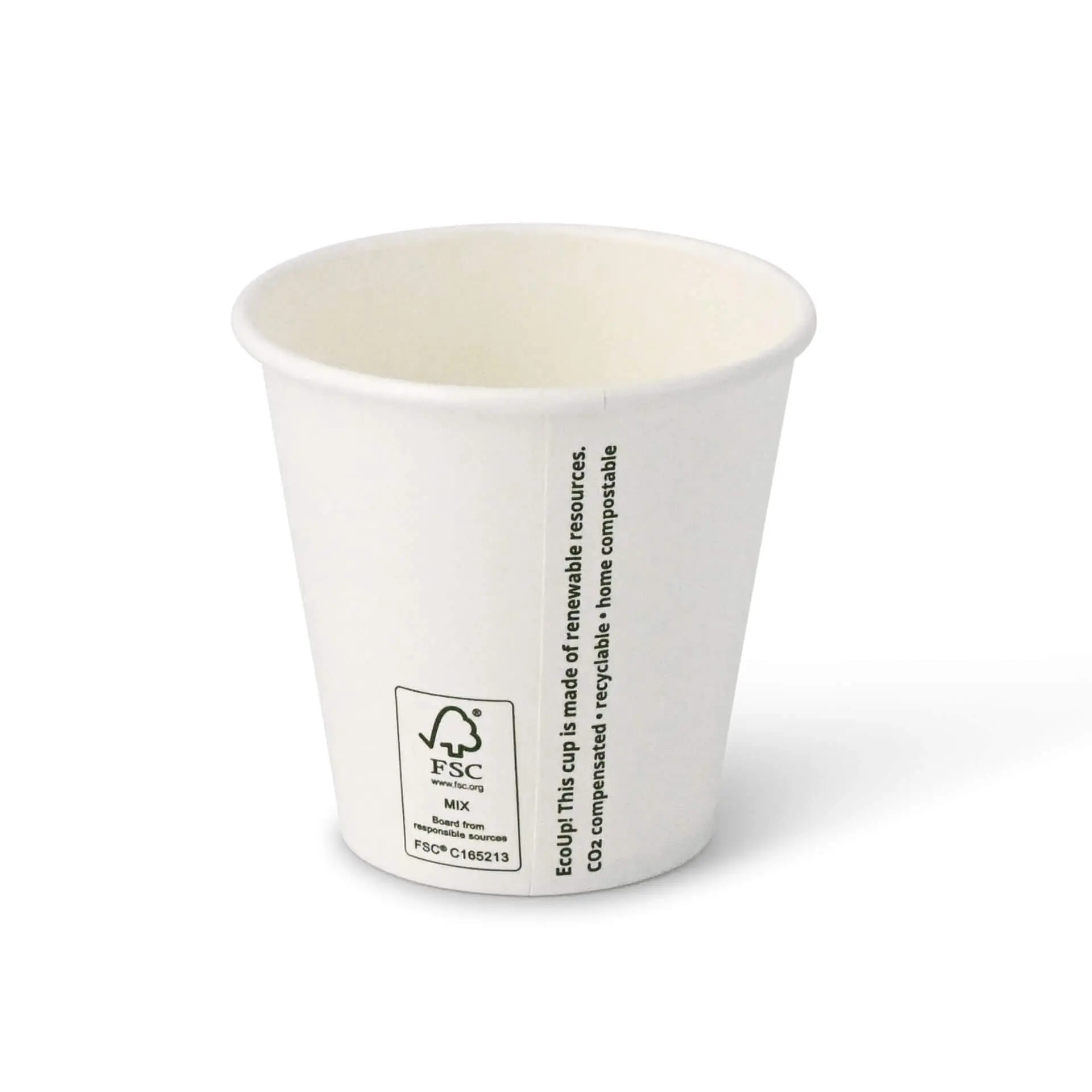 Gobelet en carton blanc, 15 cl / 6 oz, Ø 80 mm