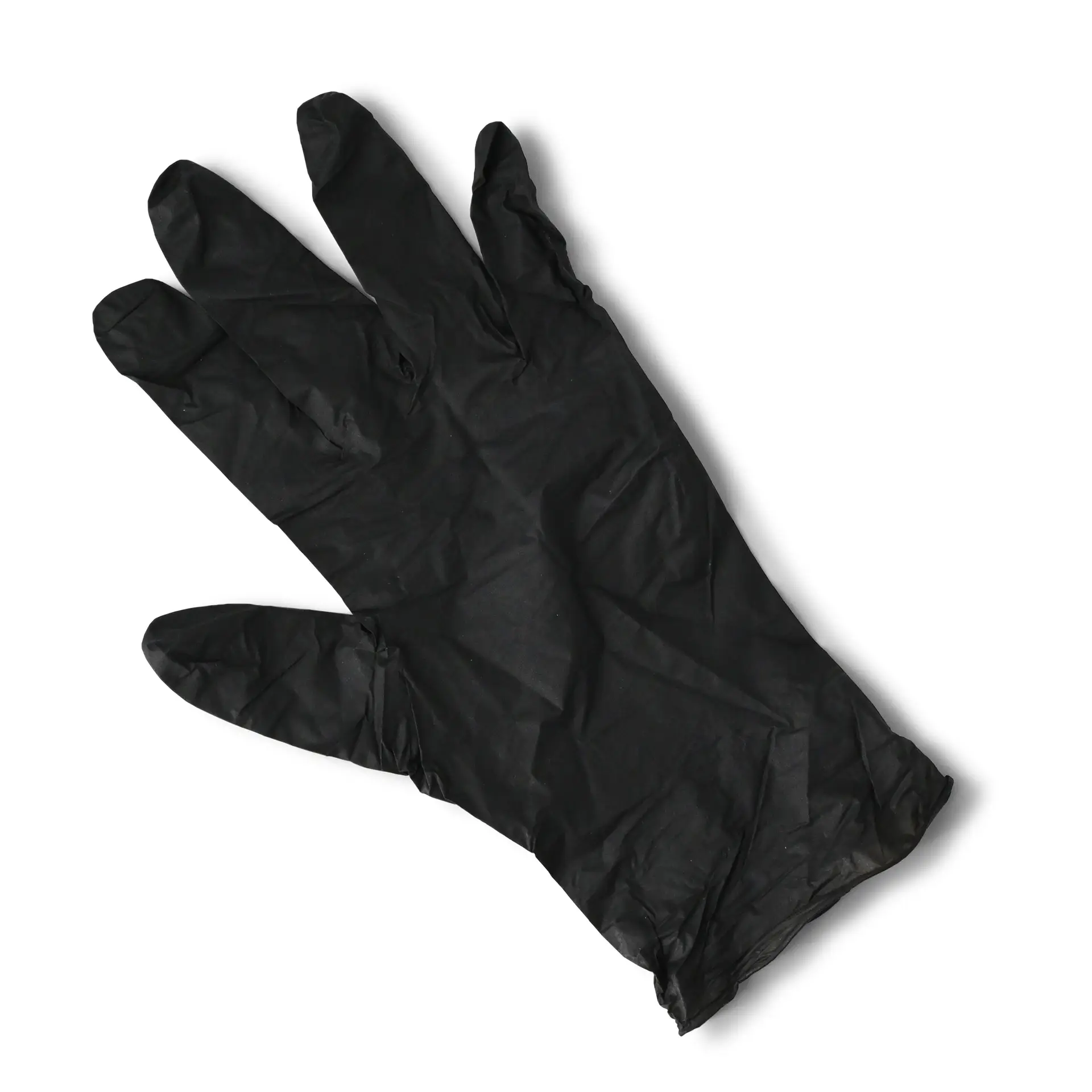 Gants en nitrile, noirs, taille S, sans poudre