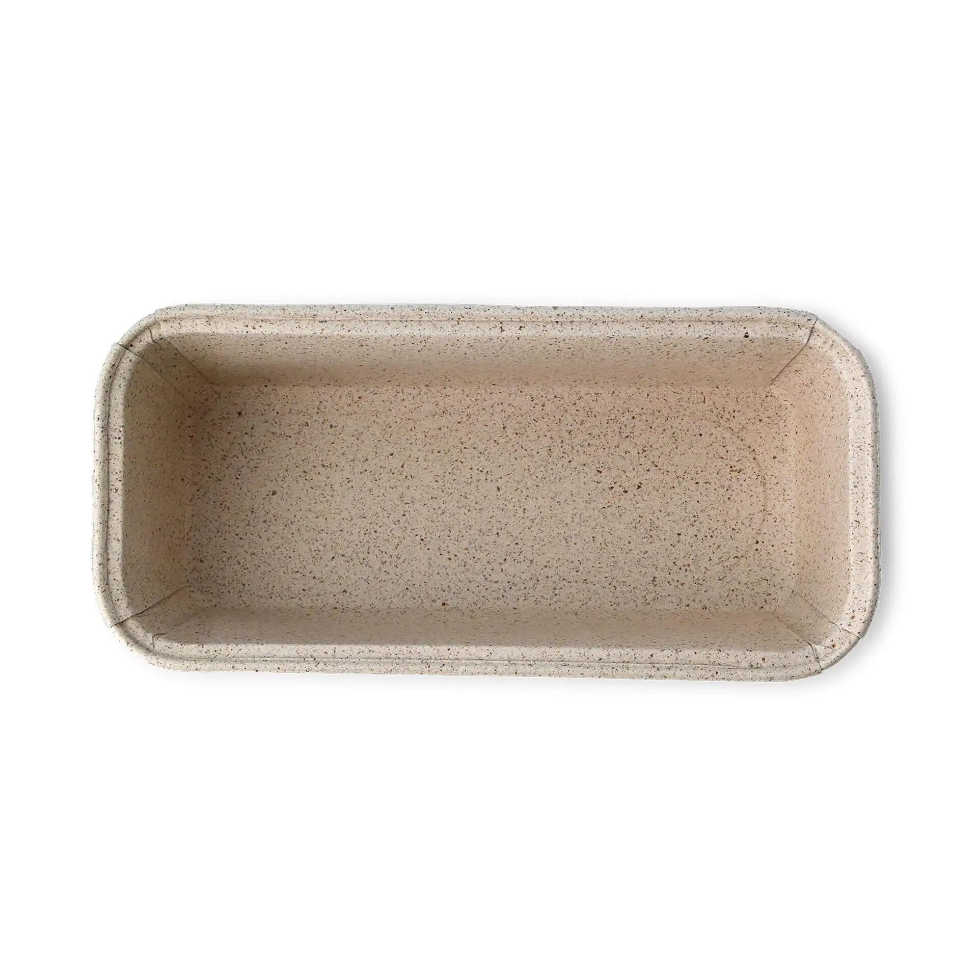 Moule à gâteaux en papier cacao 20 x 7 x 6 cm, rectangulaire, brun