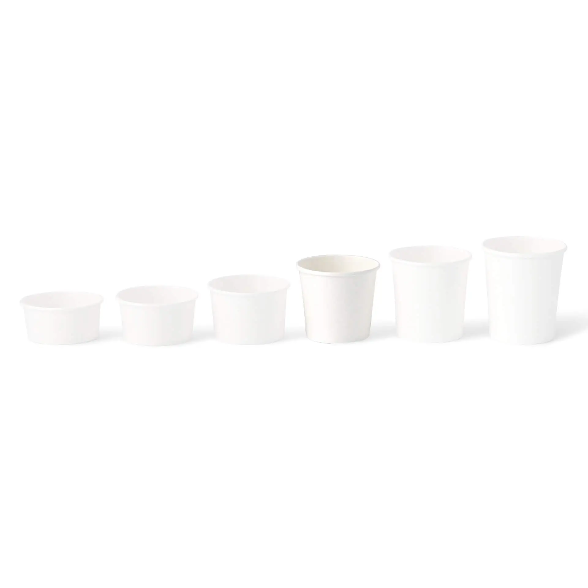 Pot à glace en carton L, 10 oz, max. 12 oz, Ø 92 mm, blanc