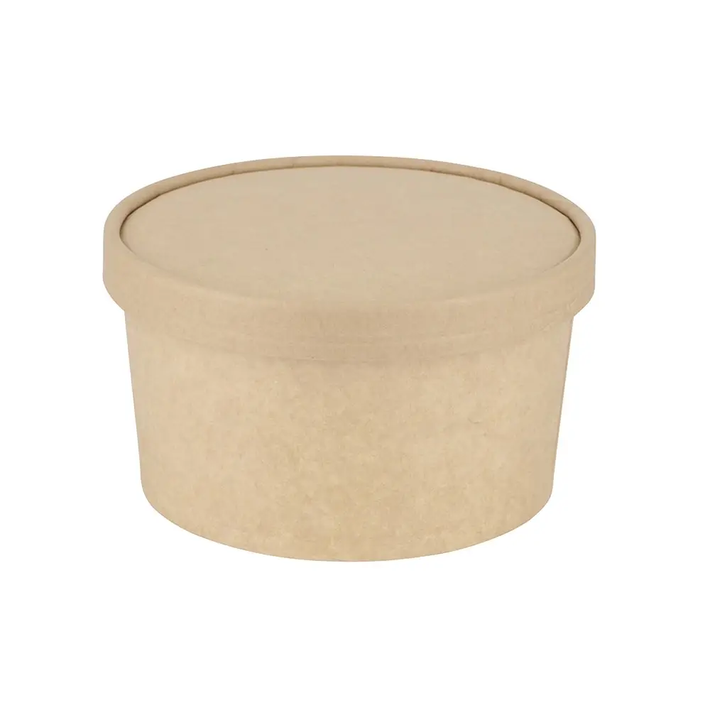 Bol rond en carton kraft brun, 800 ml, Ø 150 mm