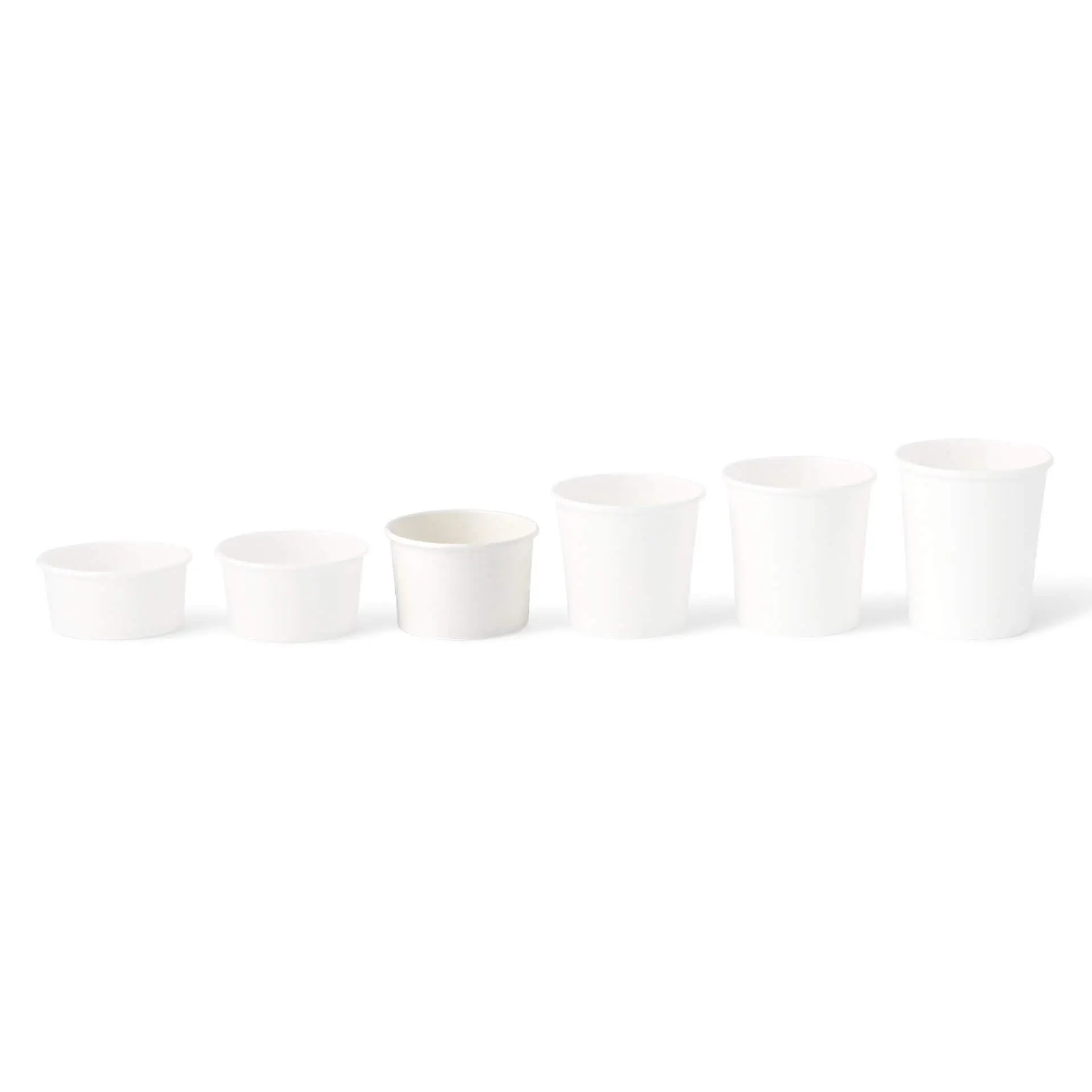 Pot à glace en carton M, 8 oz, max. 9,5 oz, Ø 92 mm, blanc