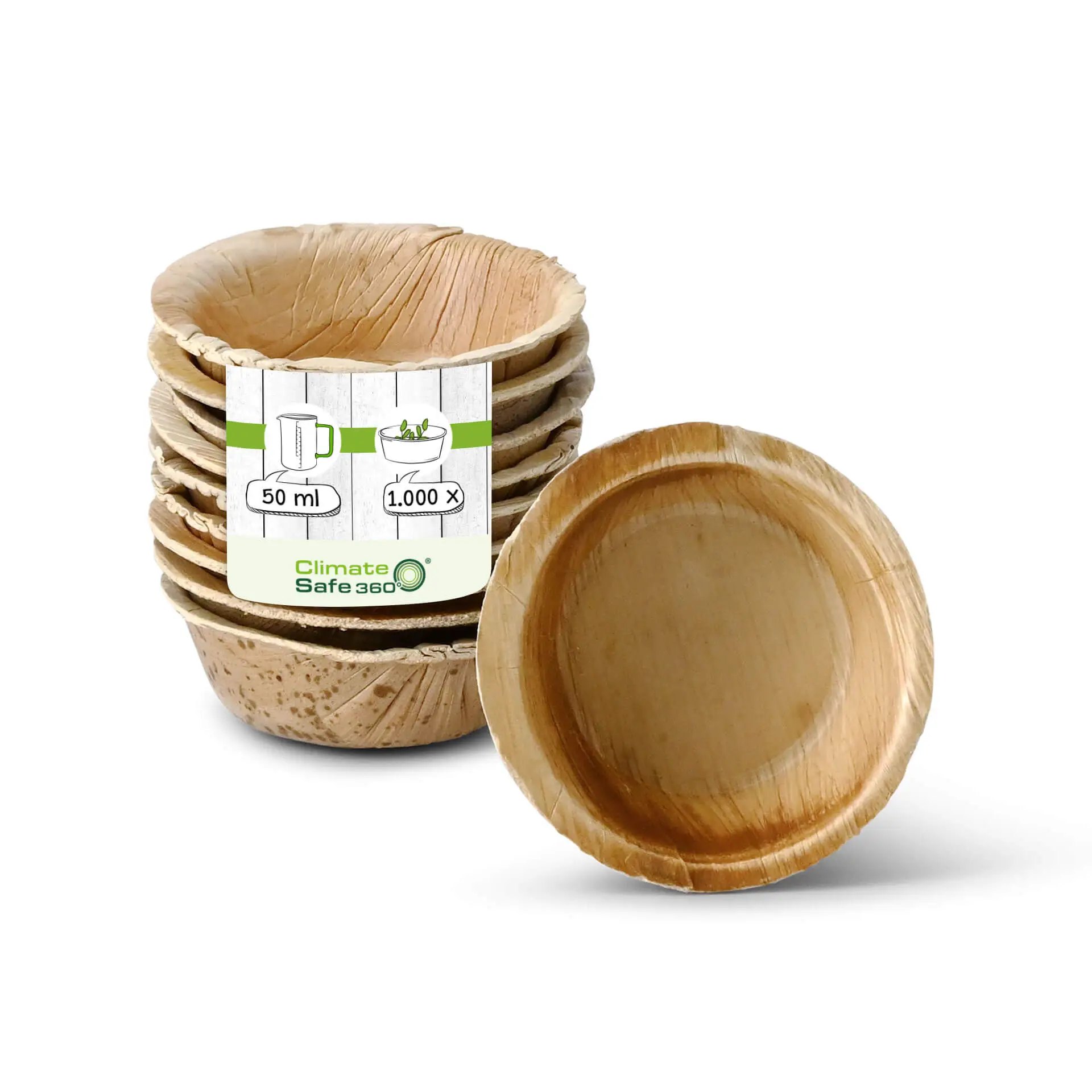 Bol en feuille de palmier "Palmware®" 50 ml, rond