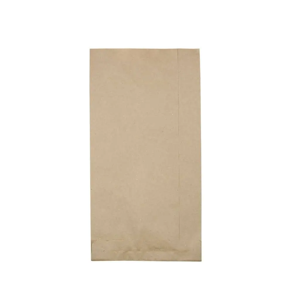 Sachet en papier brun, 15 + 6 x 29 cm